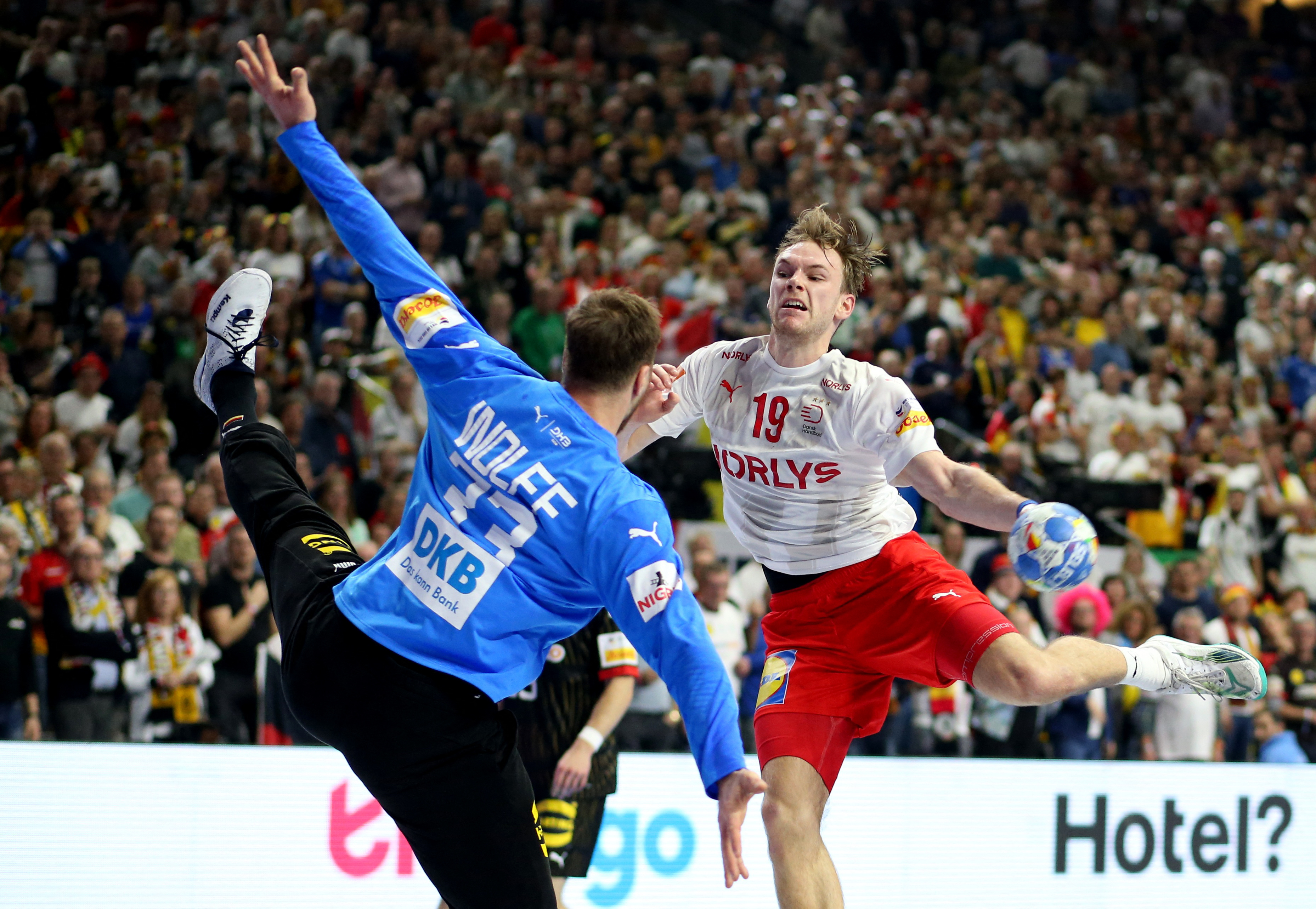 EHF 2024 Men's European Handball Championship - Semi Final - Germany v Denmark