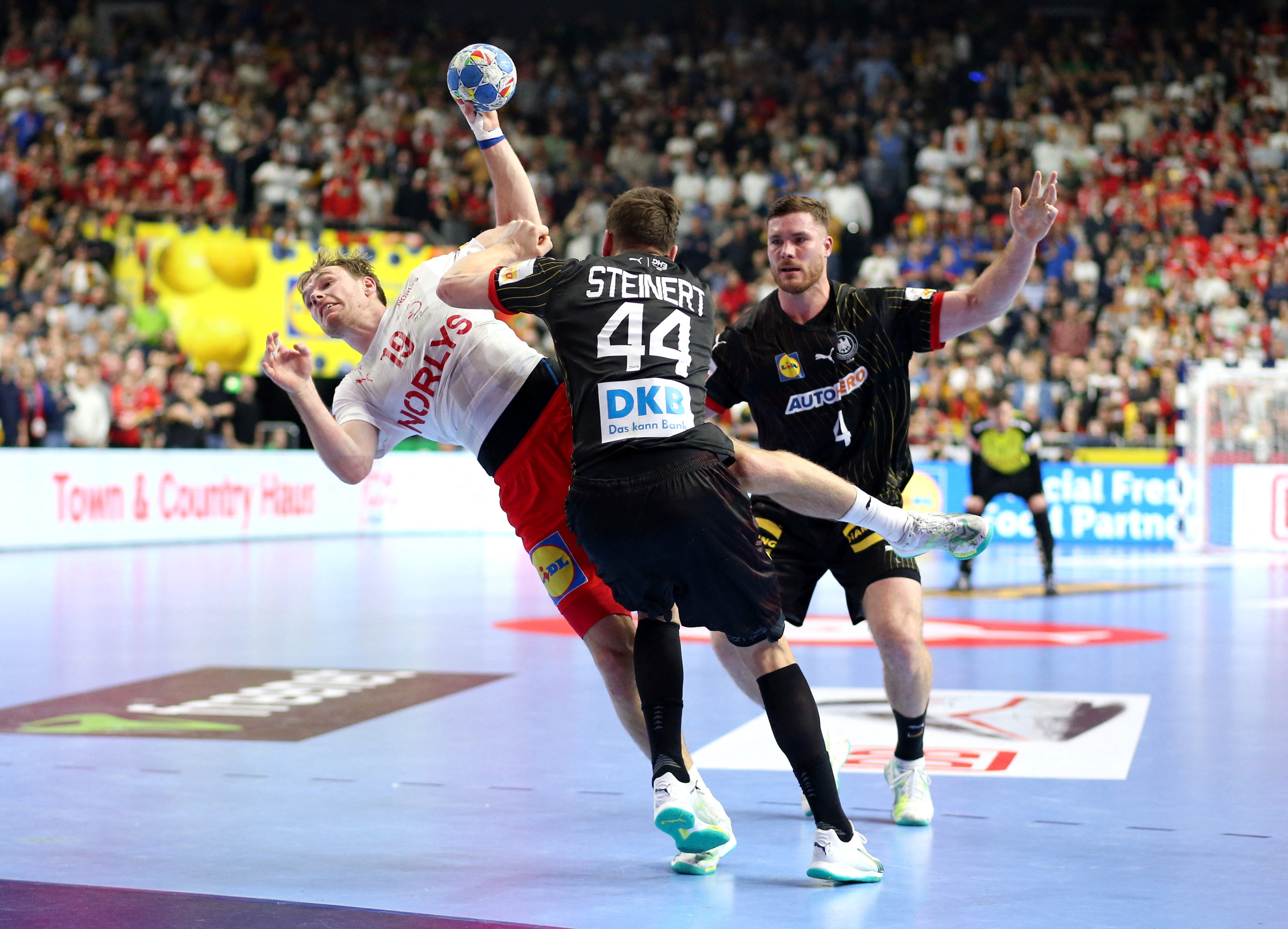 EHF 2024 Men's European Handball Championship - Semi Final - Germany v Denmark