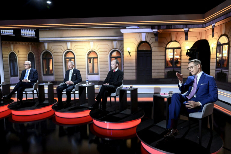 FILE PHOTO: Presidential Election Debate in Finland