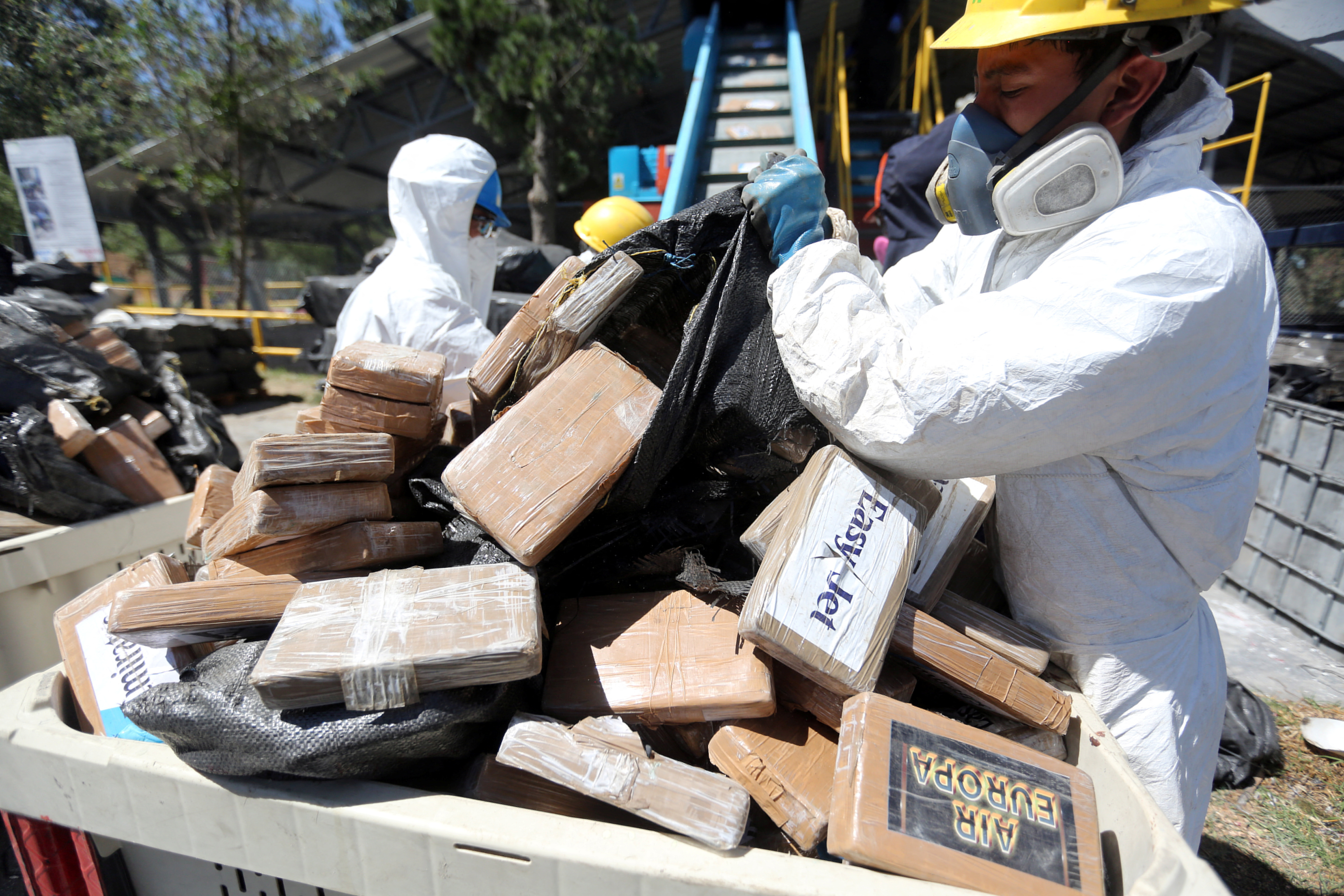 Ecuador destroys over 20 tonnes of seized drugs