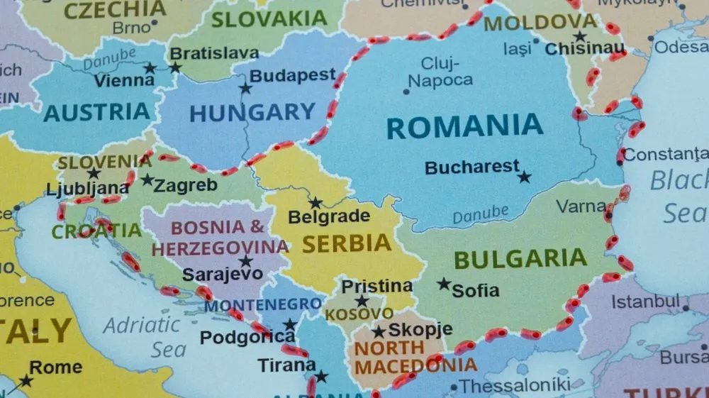 mapa bih jugoslavija balkan