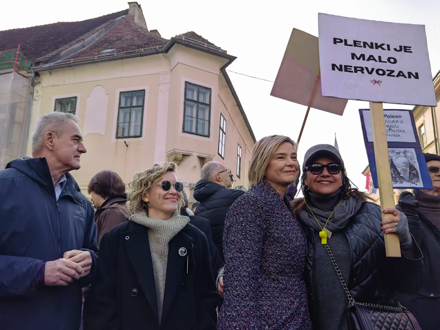 protes novinaar zagreb