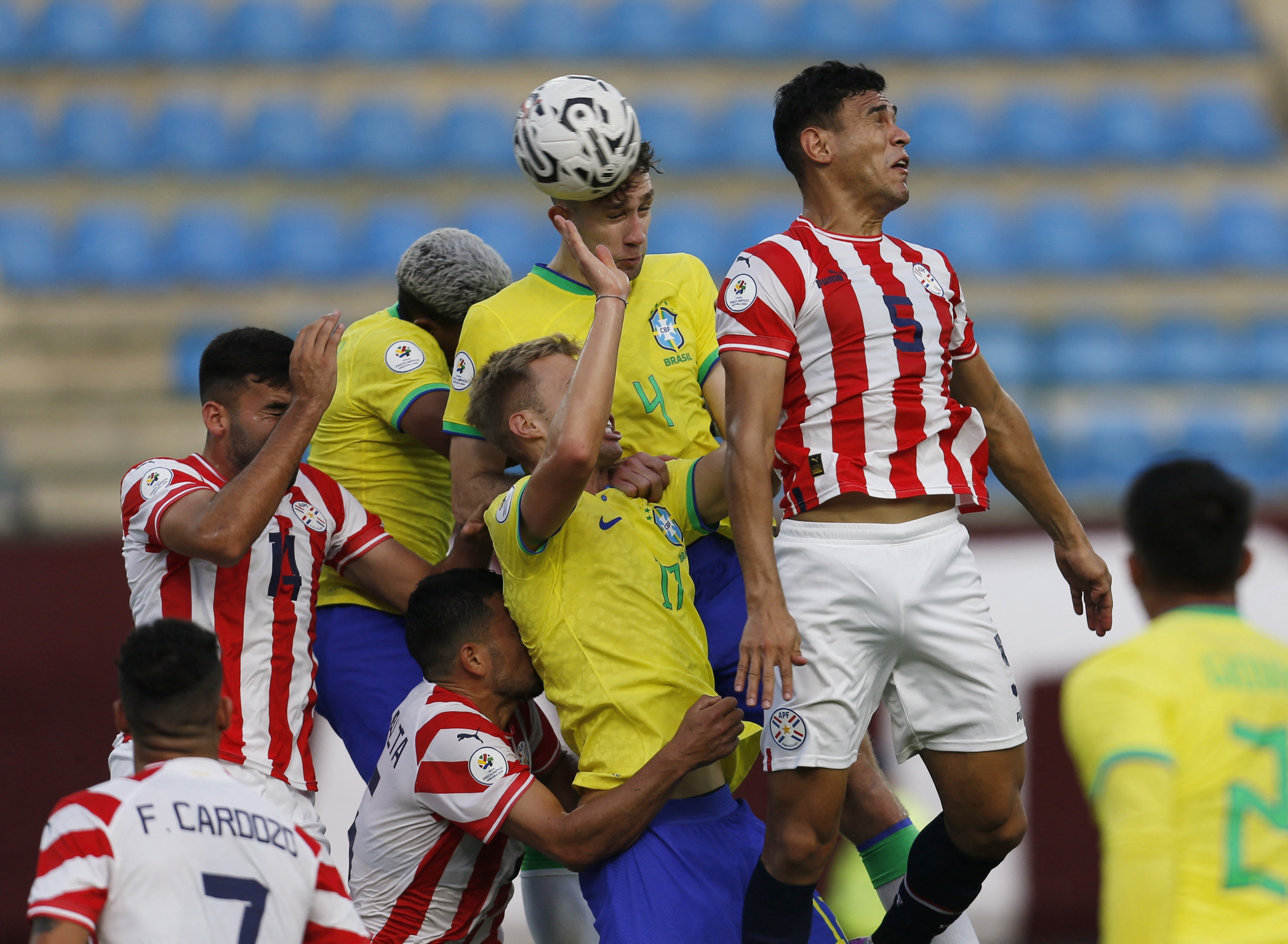 South America Olympic Games Qualifiers - Brazil v Paraguay