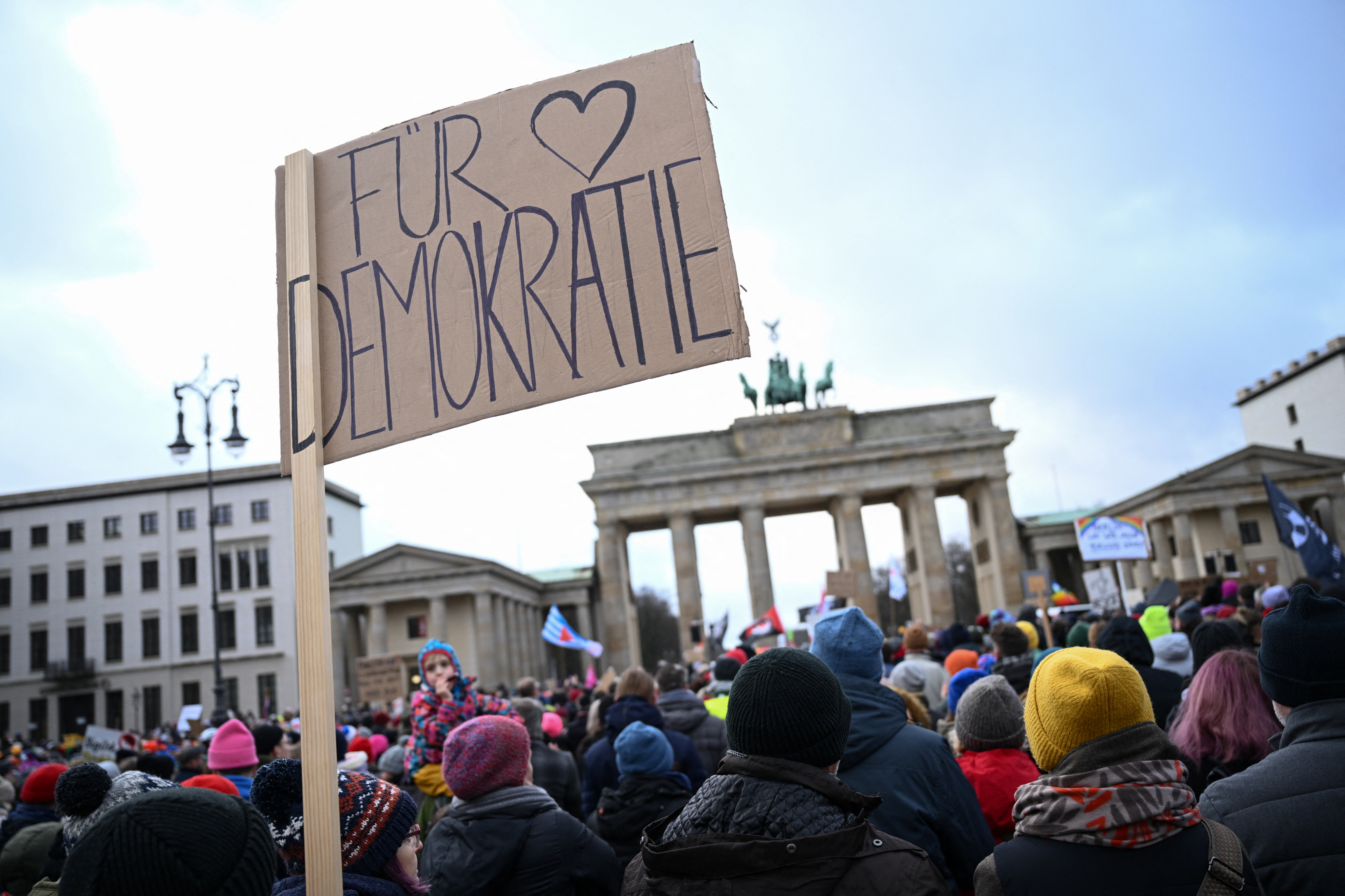 Protest against the Alternative for Germany (AfD) party, in Berlin