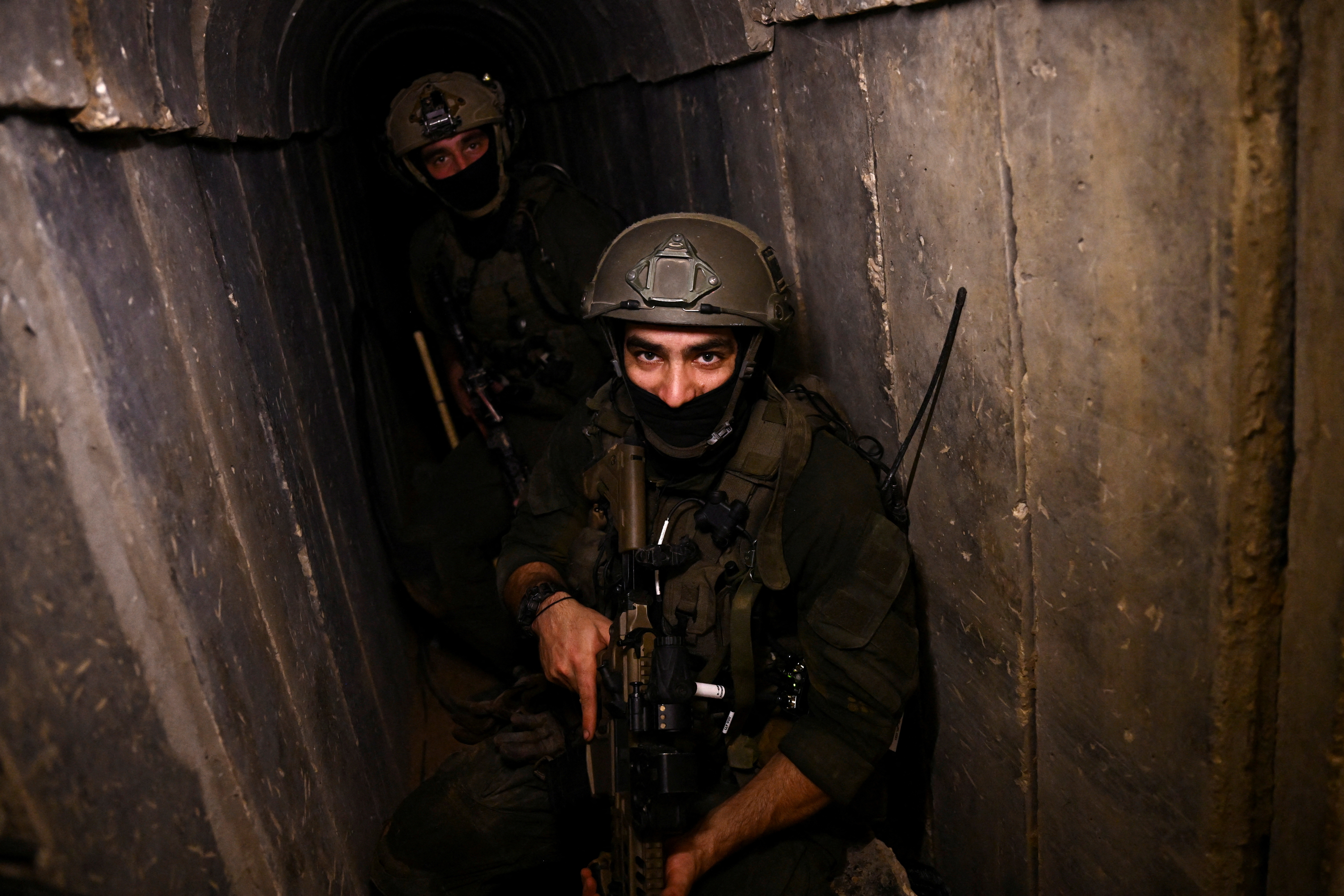 Israeli forces operate in the Gaza Strip