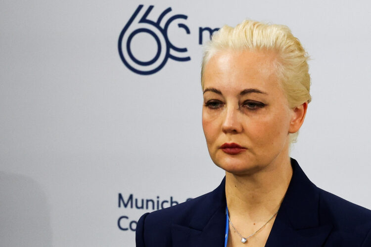 Russian late opposition leader Alexei Navalny's wife Yulia attends the Munich Security Conference