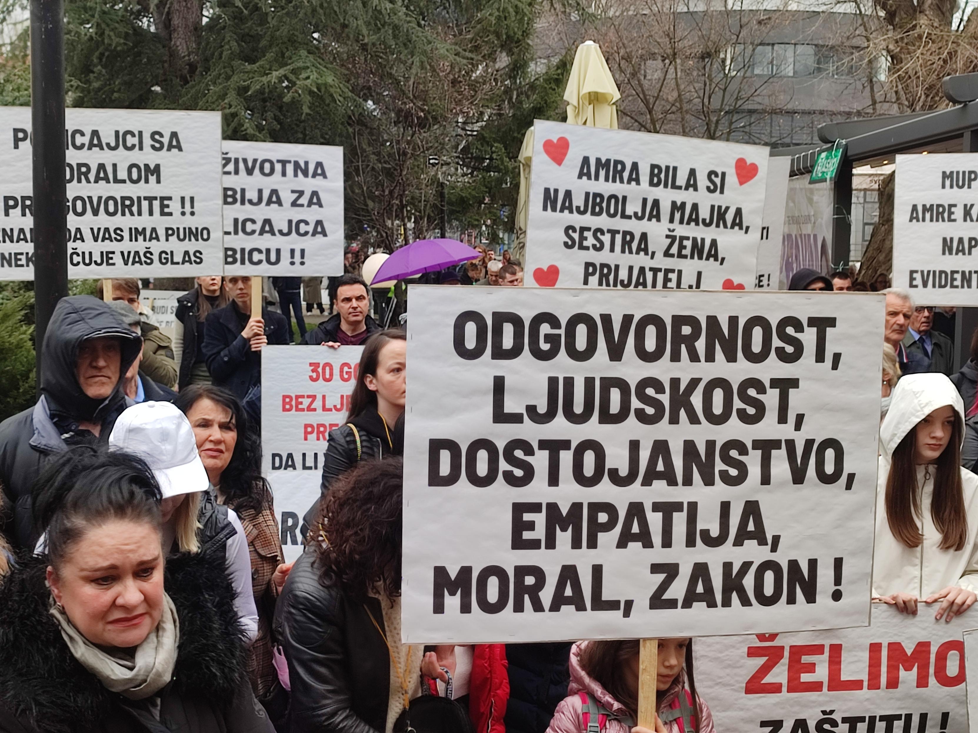 AMRA KAHRIMANOVIĆ PROTEST TUZLA
