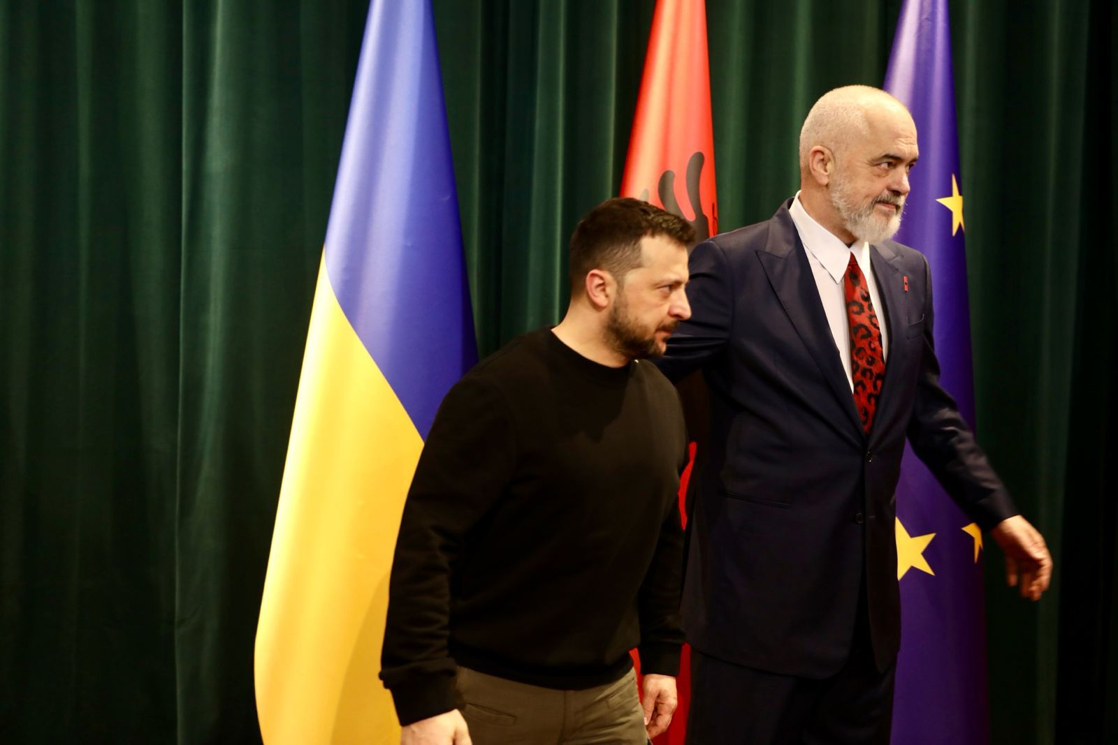 Tirana: Albanski premijer Edi Rama održao sastanak sa Zelenskim