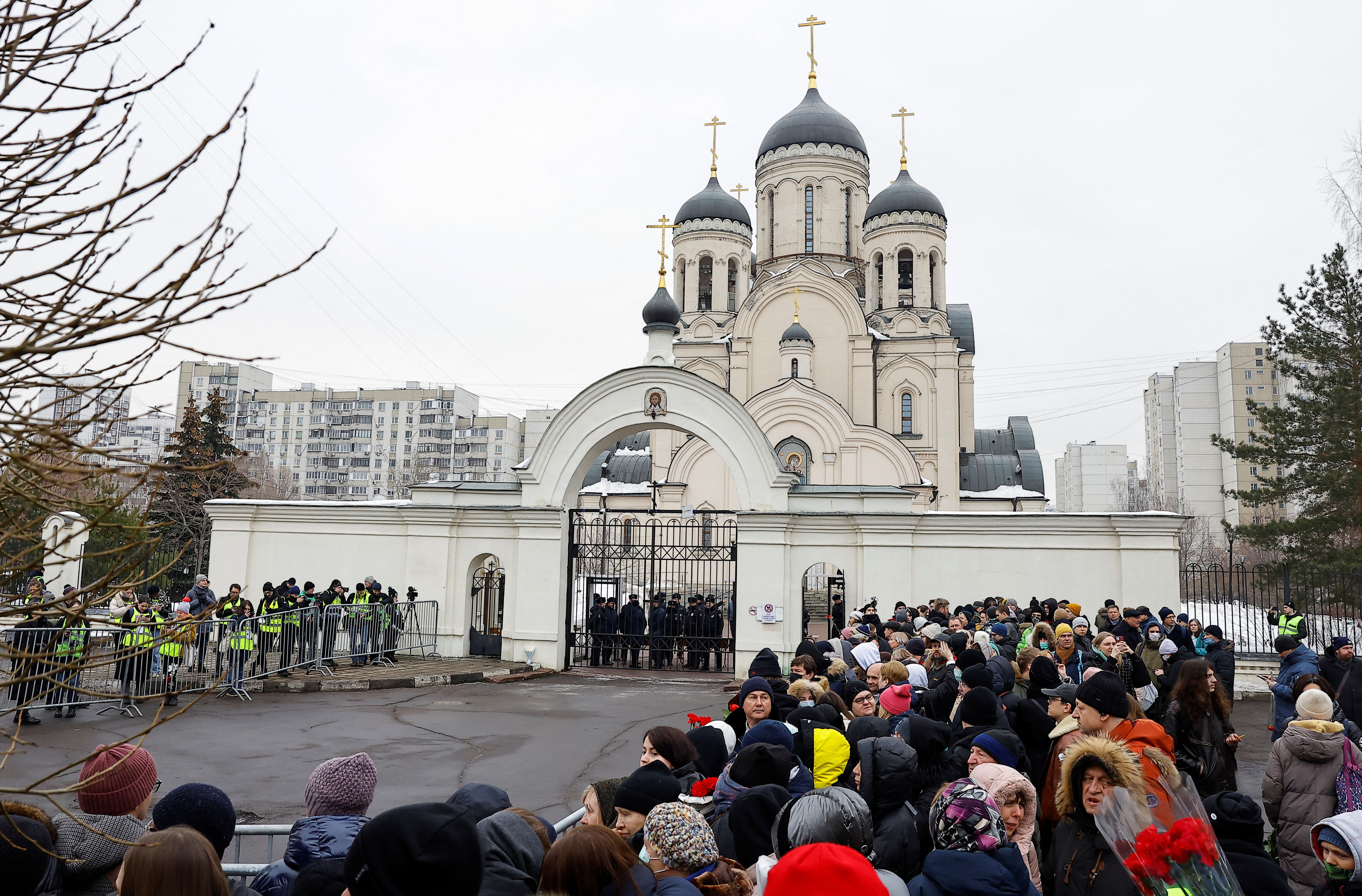 Funeral of Russian opposition leader Alexei Navalny