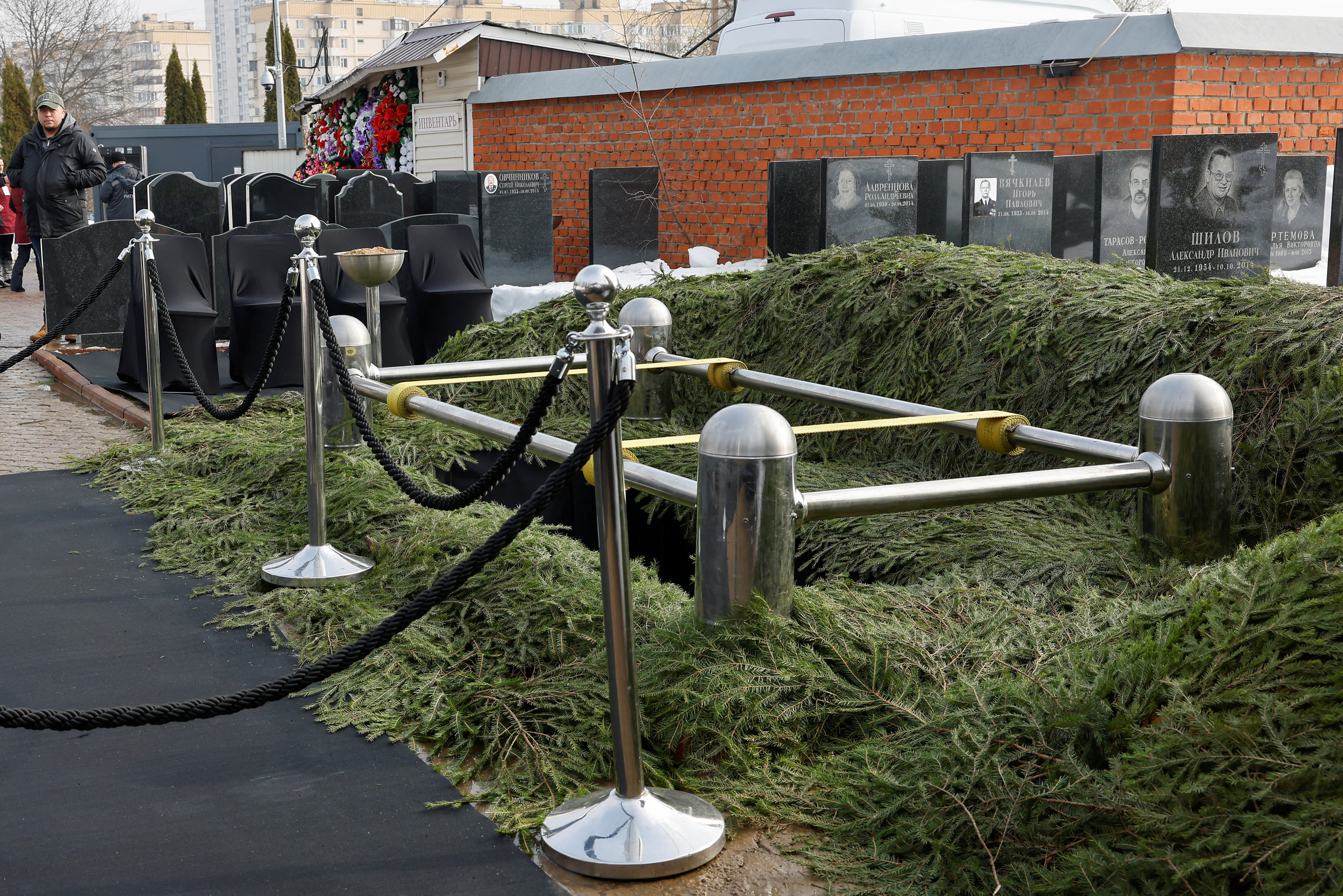 Funeral of Russian opposition leader Alexei Navalny
