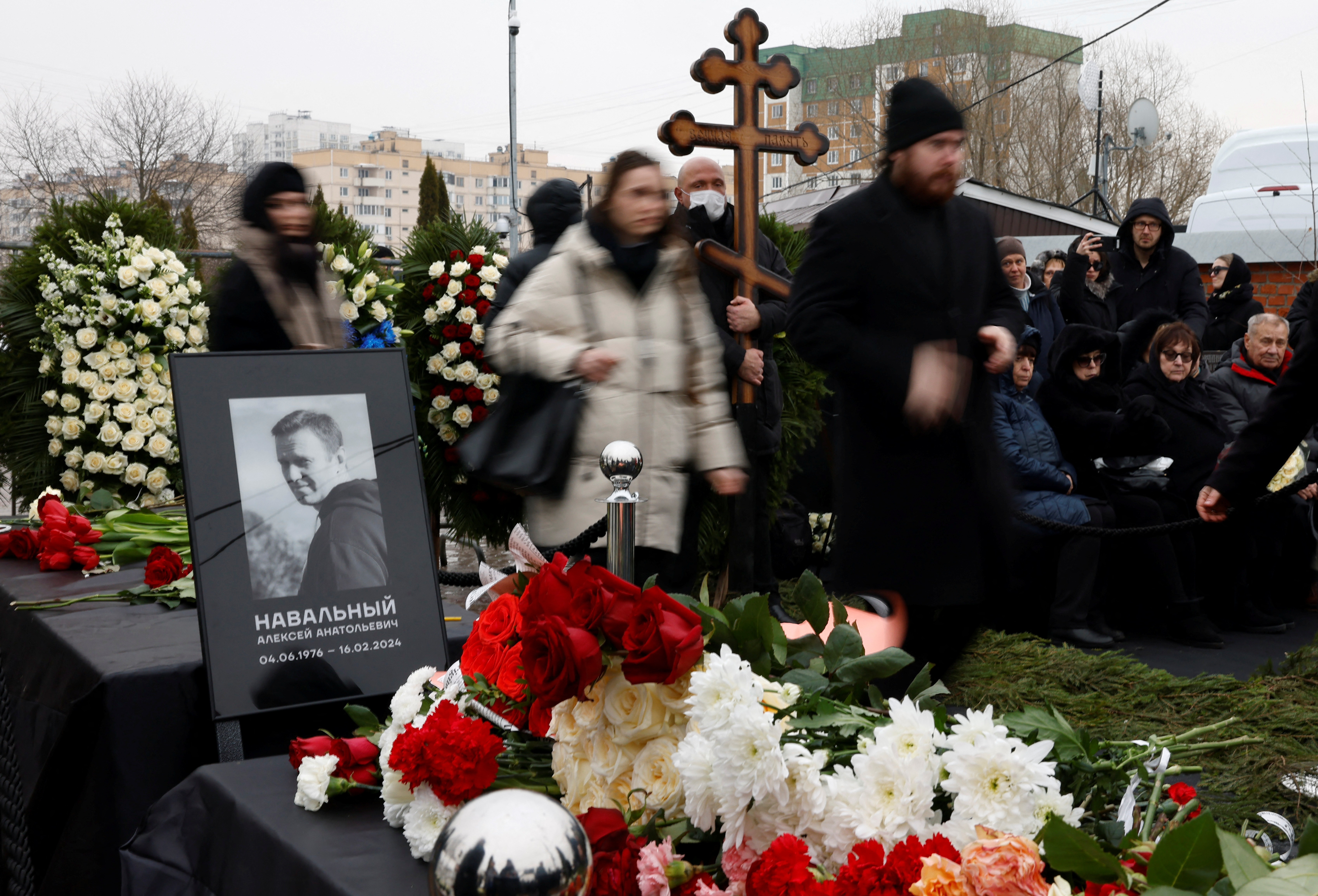 Funeral of Russian opposition leader Alexei Navalny