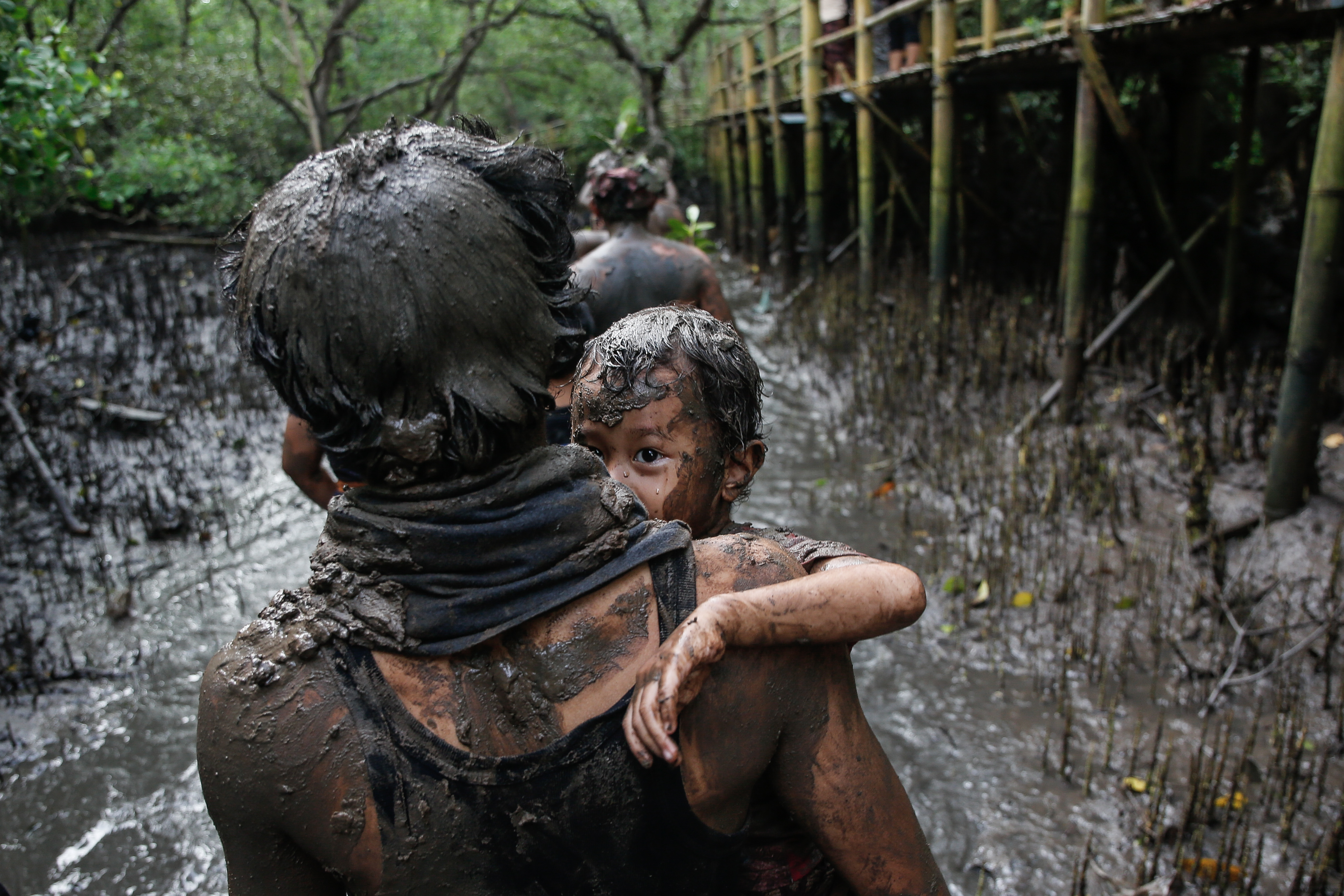 Bali: Tadicionalno kupanje u blatu