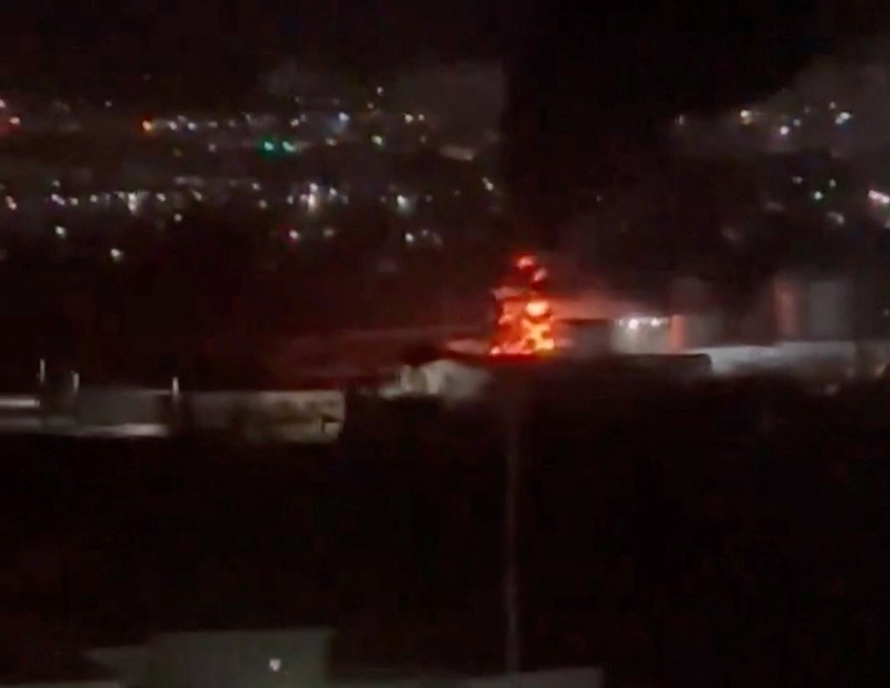 UKRAINE CRISIS/RUSSIA-FIRE