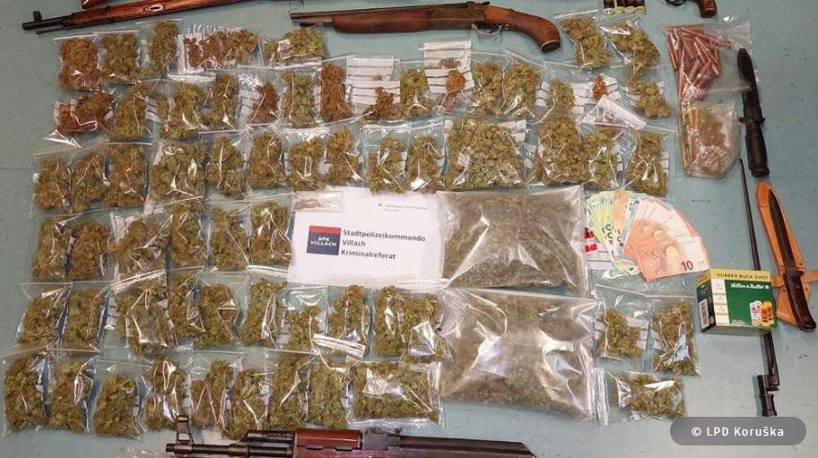 zaplijena droge i kalasnjikova austriaj