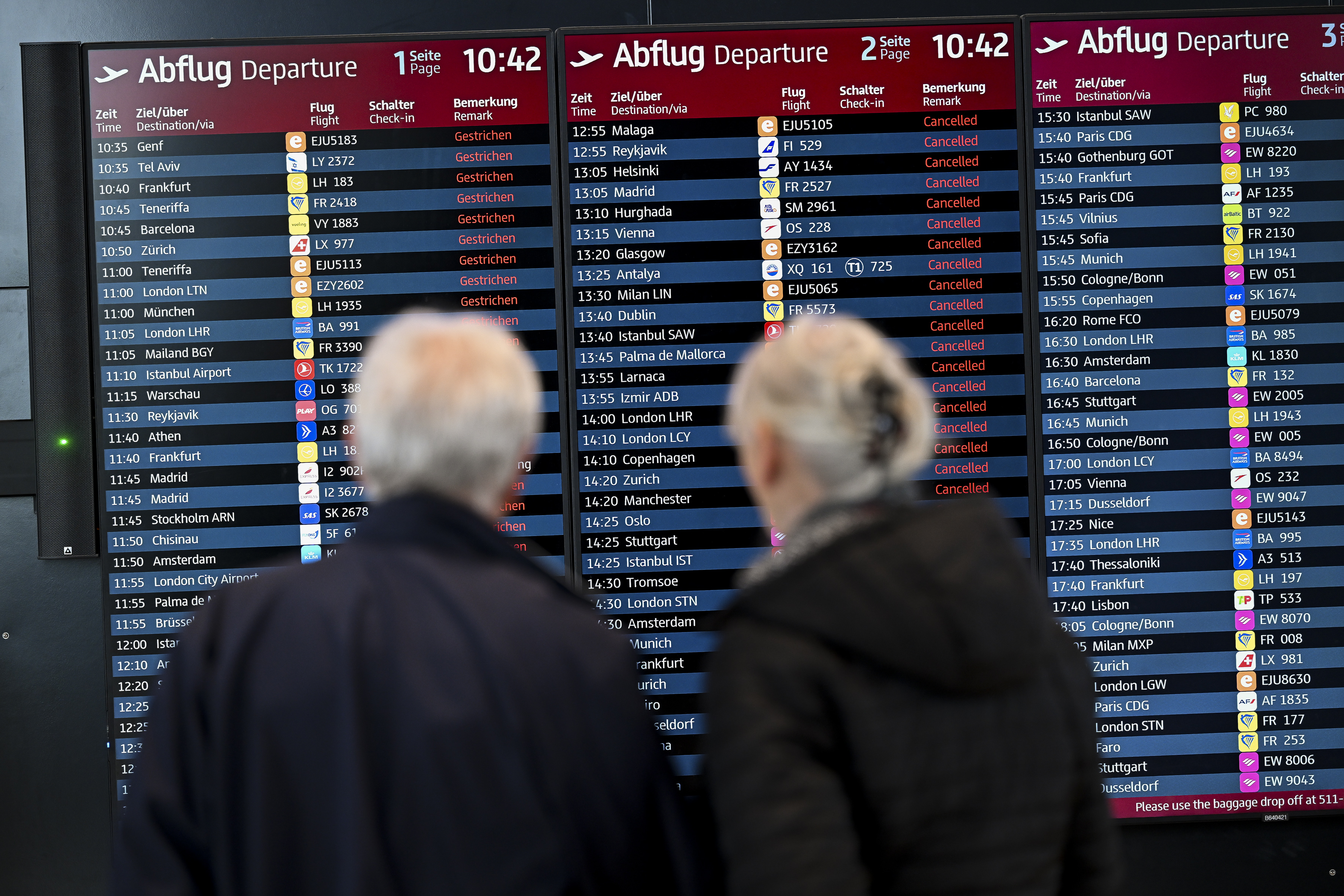 Stotine letova otkazano zbog štrajkova na pet njemačkih aerodroma