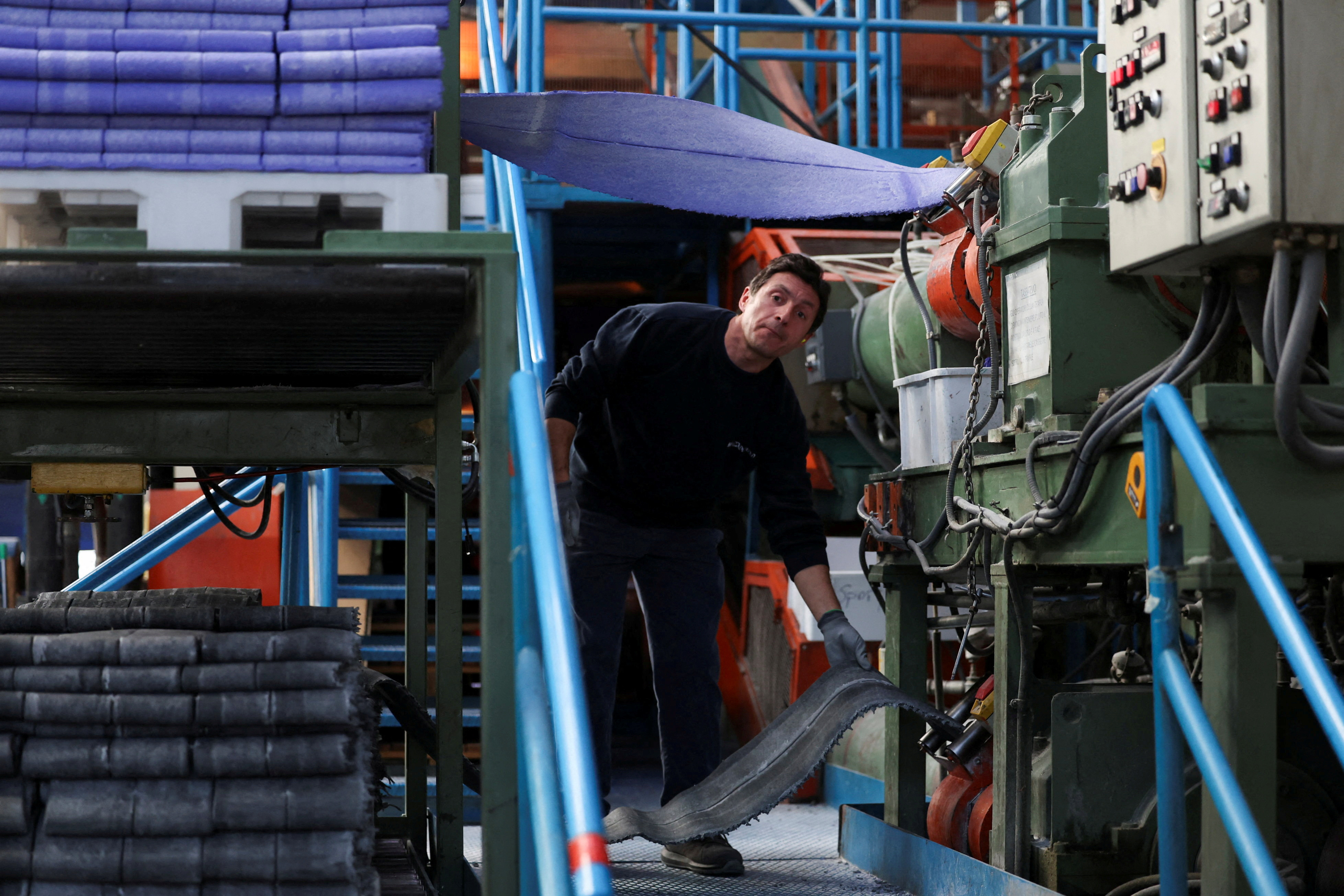 Presentation of the Paris 2024 Olympic Games athletics track