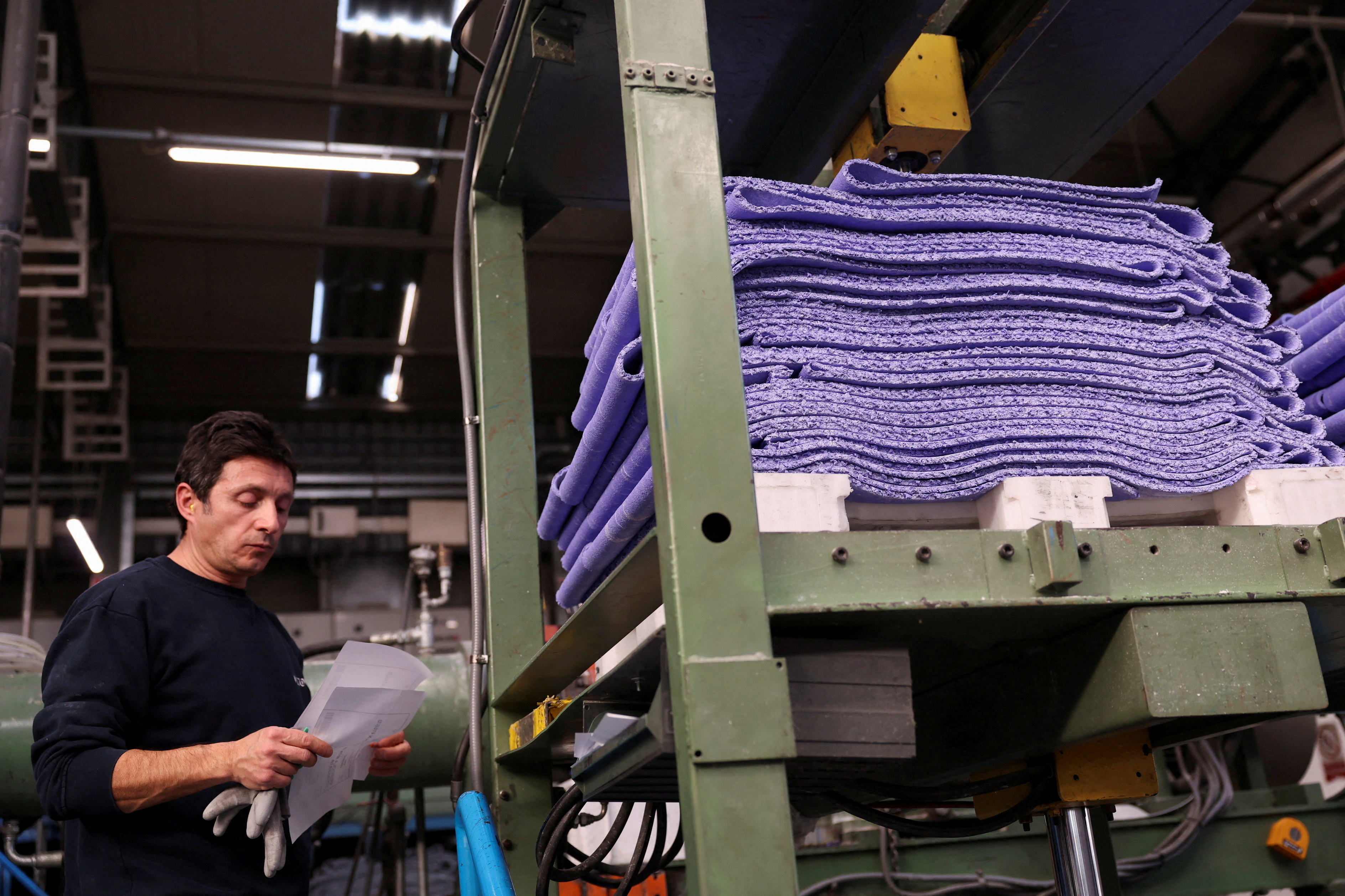 Presentation of the Paris 2024 Olympic Games athletics track