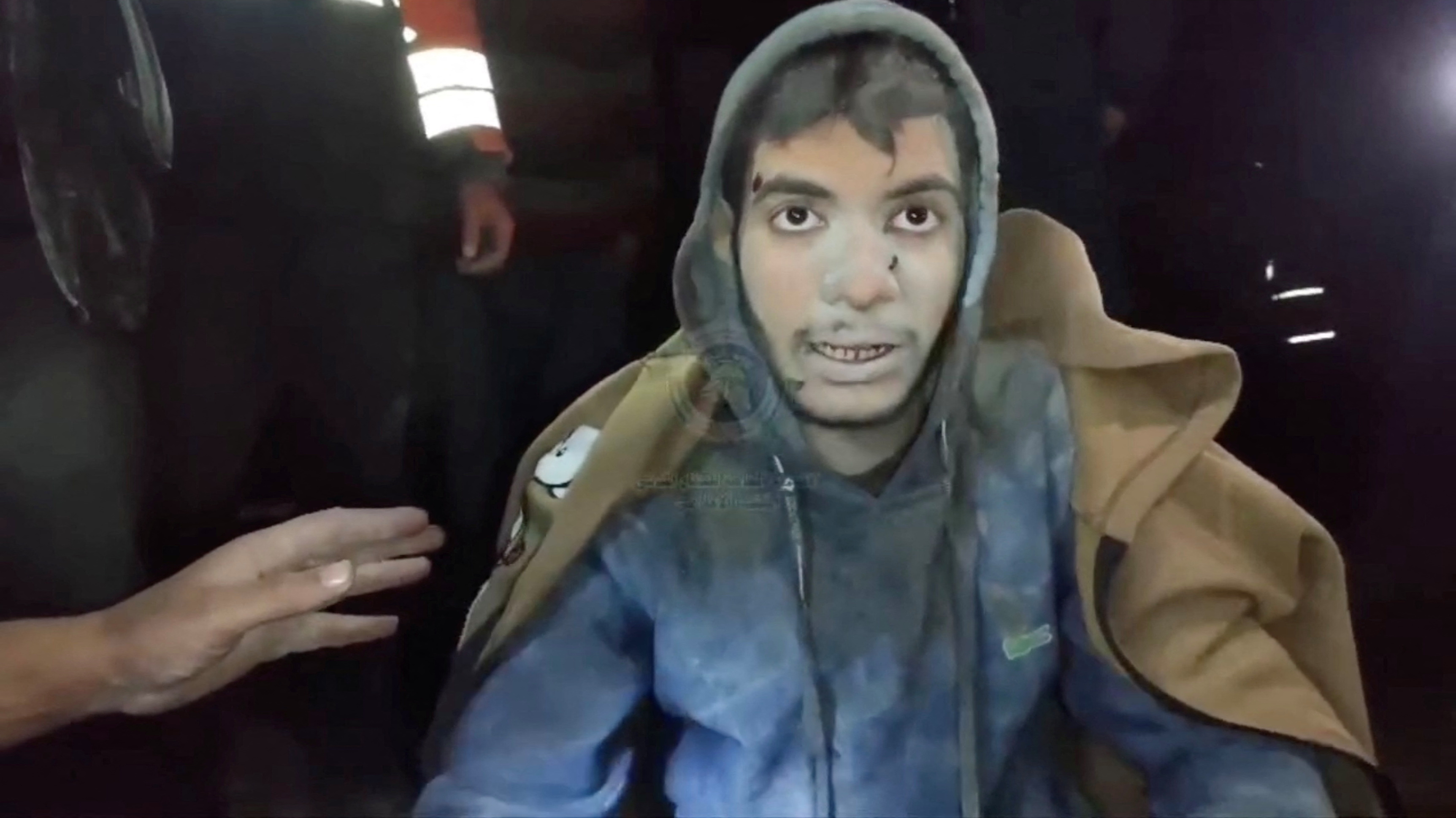 Workers search for casualties among rubble, in Gaza City