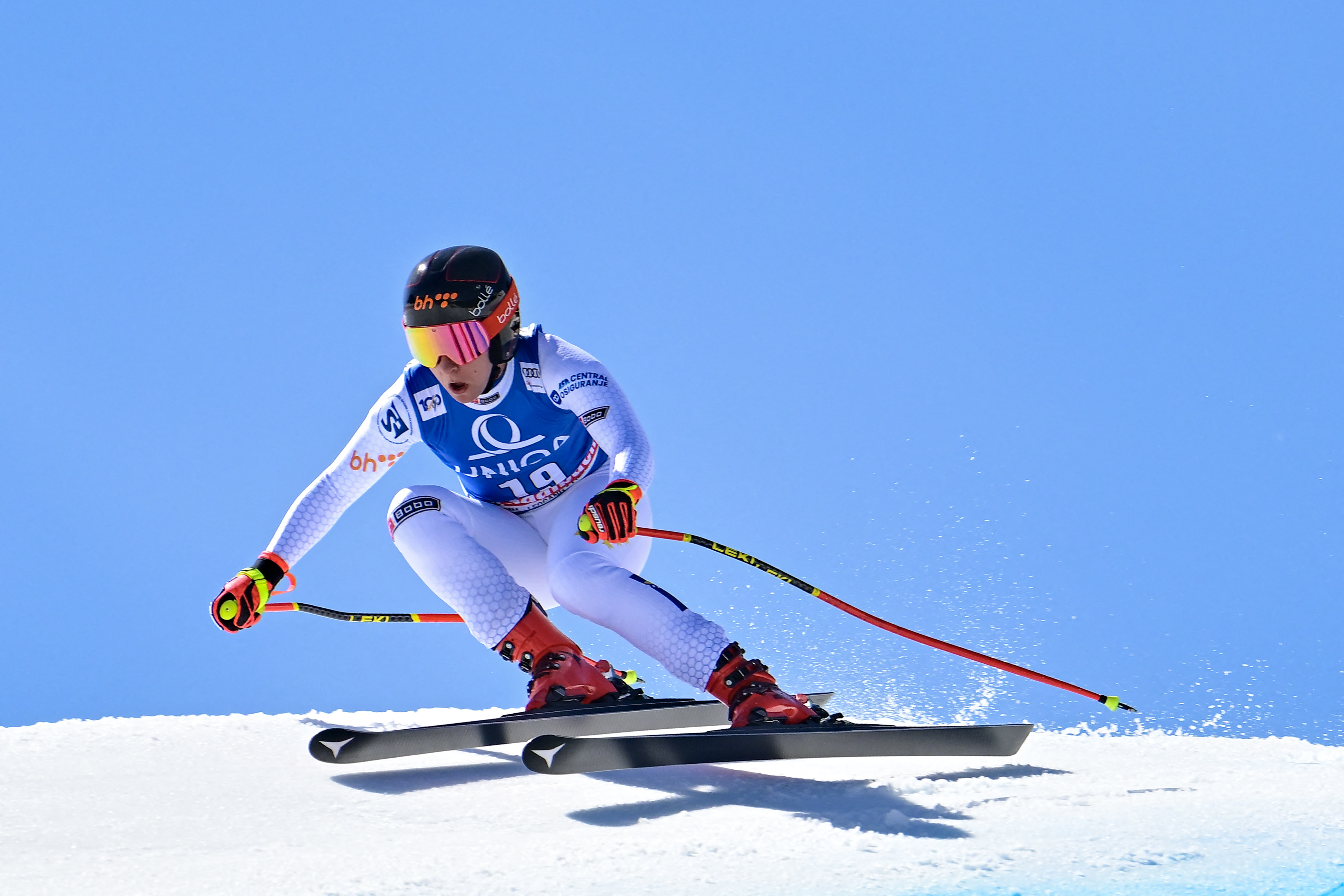 SKI-ALPINE-WORLD-AUT-WOMEN-DOWNHILL-TRAINING