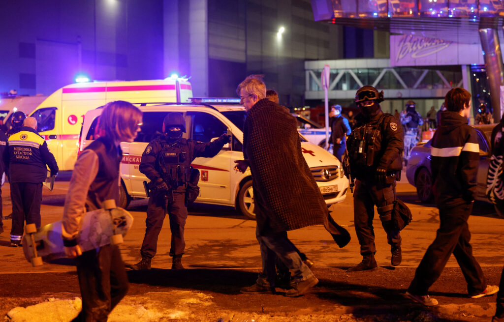 Shooting and blast reported at concert hall near Moscow