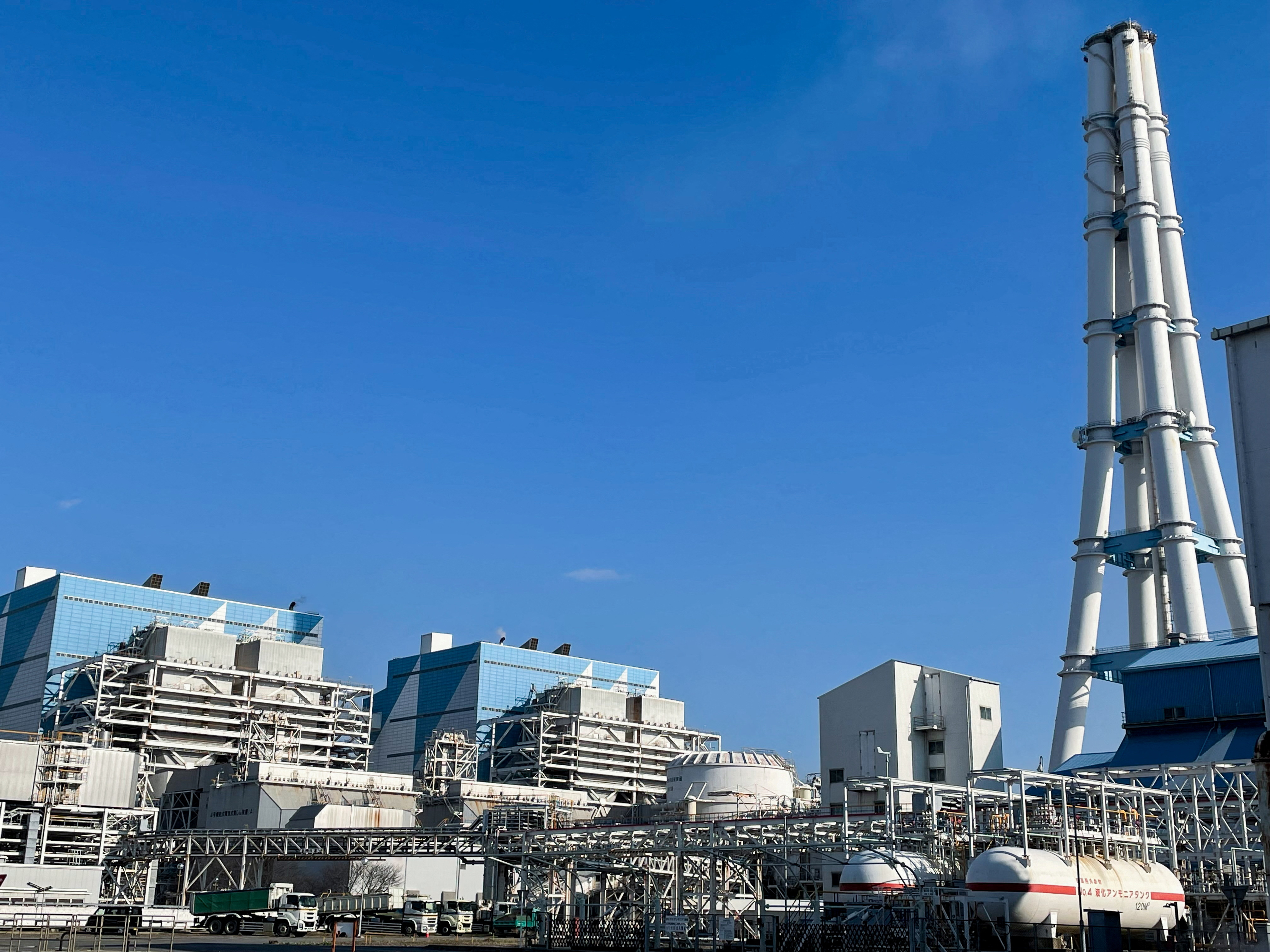 FILE PHOTO: Japan's JERA starts ammonia co-firing trial at coal power station