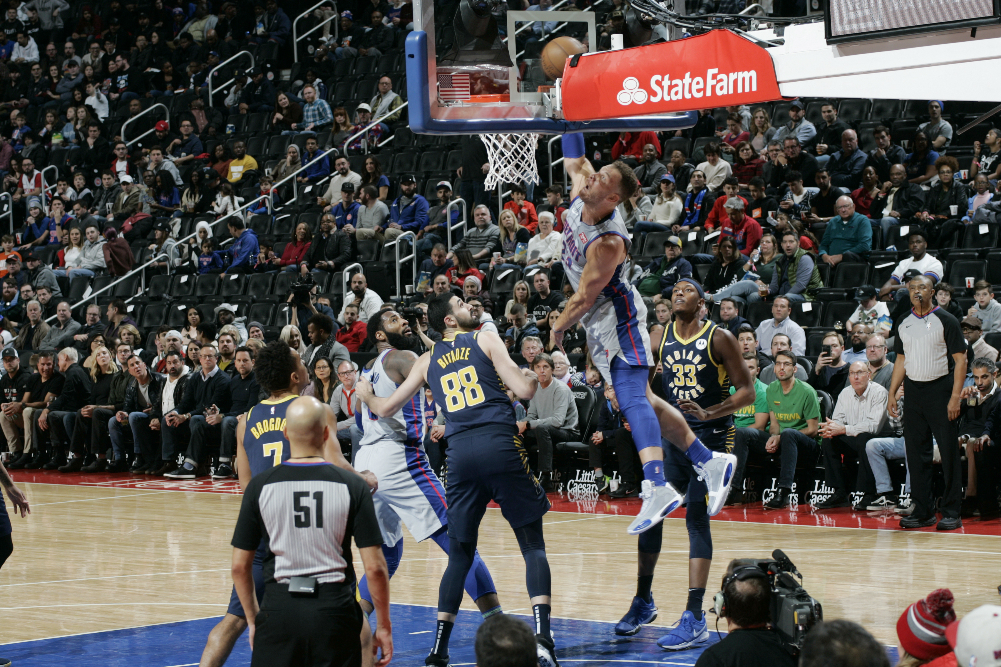 Indiana Pacers v Detroit Pistons