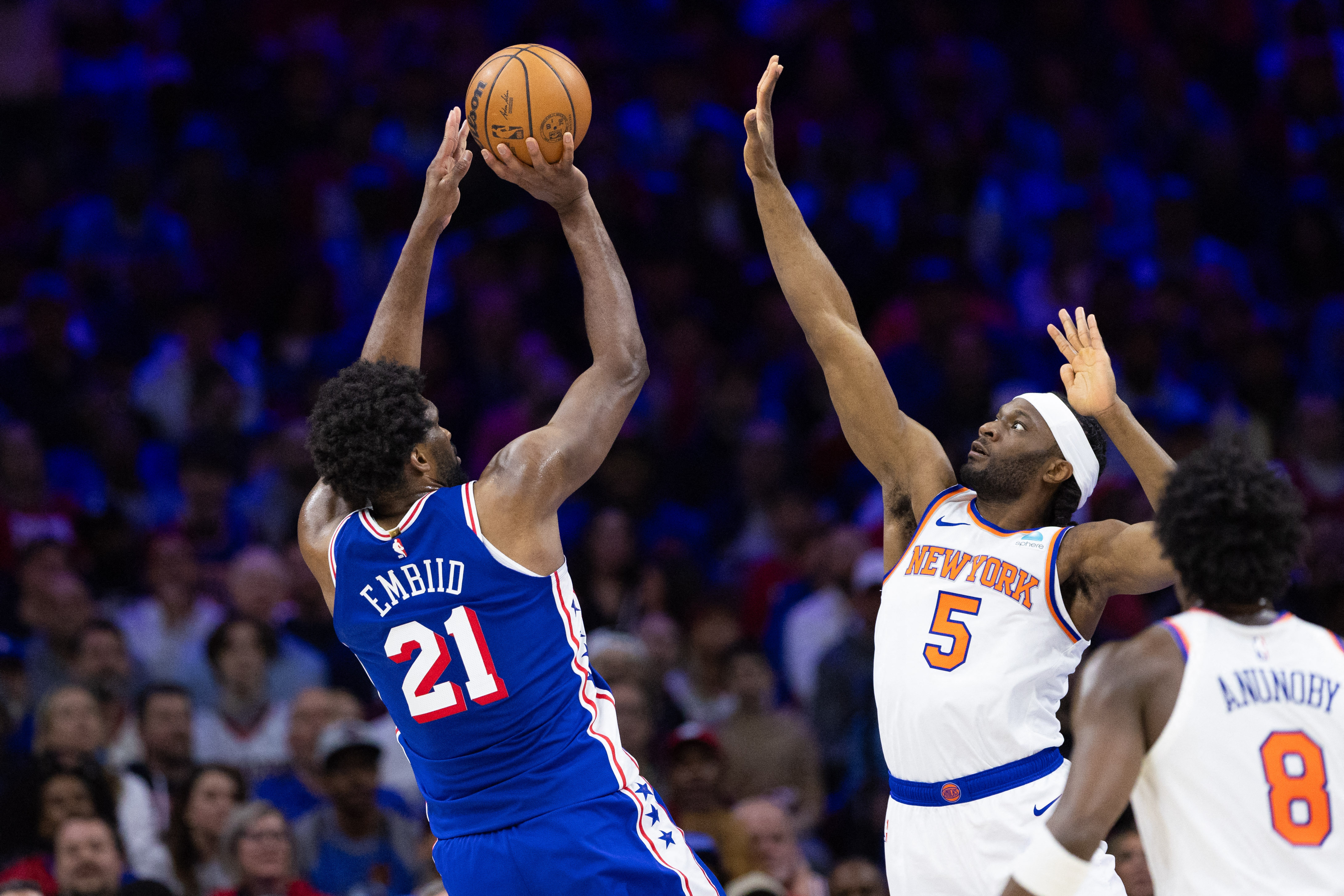 NBA: Playoffs-New York Knicks at Philadelphia 76ers