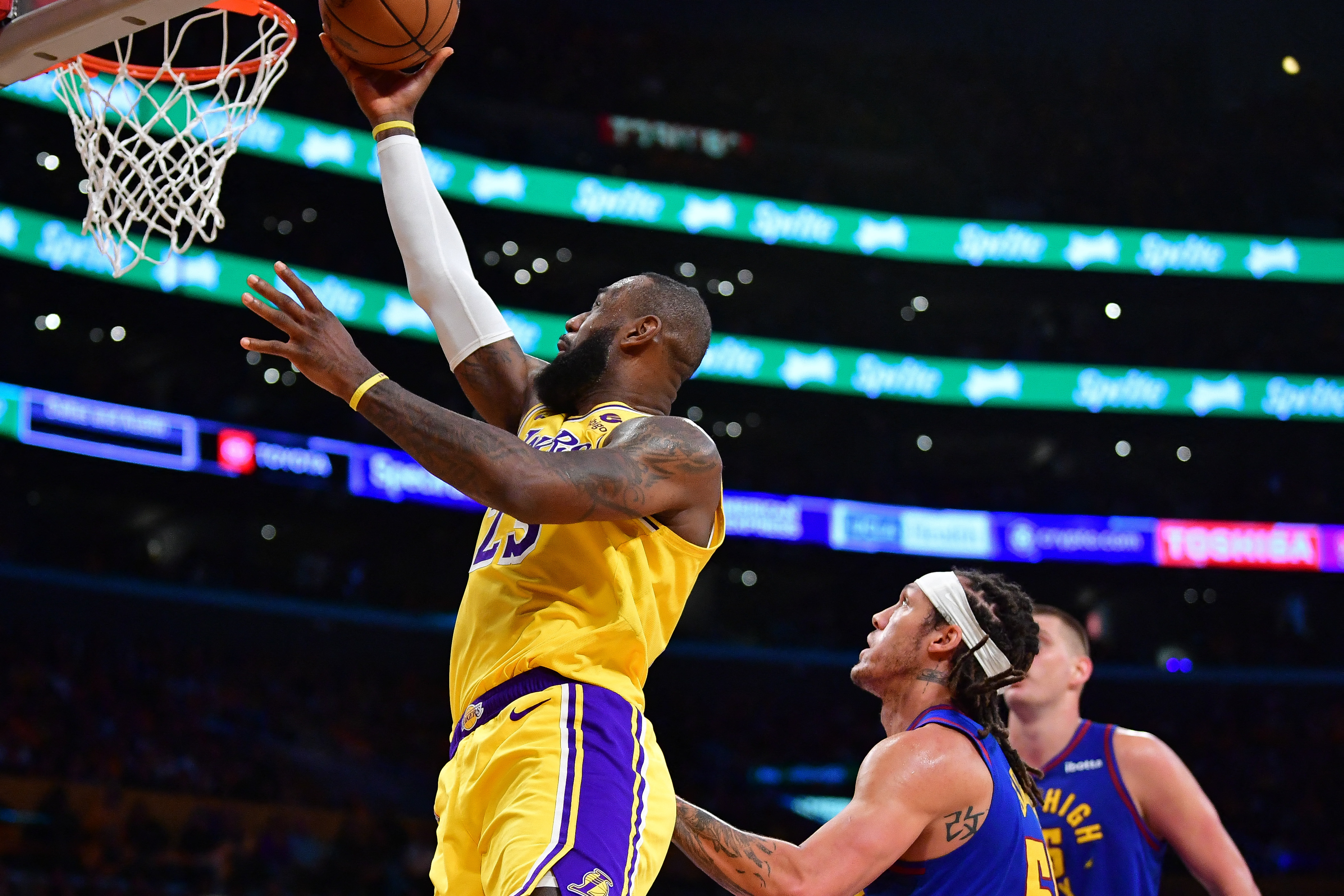 NBA: Playoffs-Denver Nuggets at Los Angeles Lakers