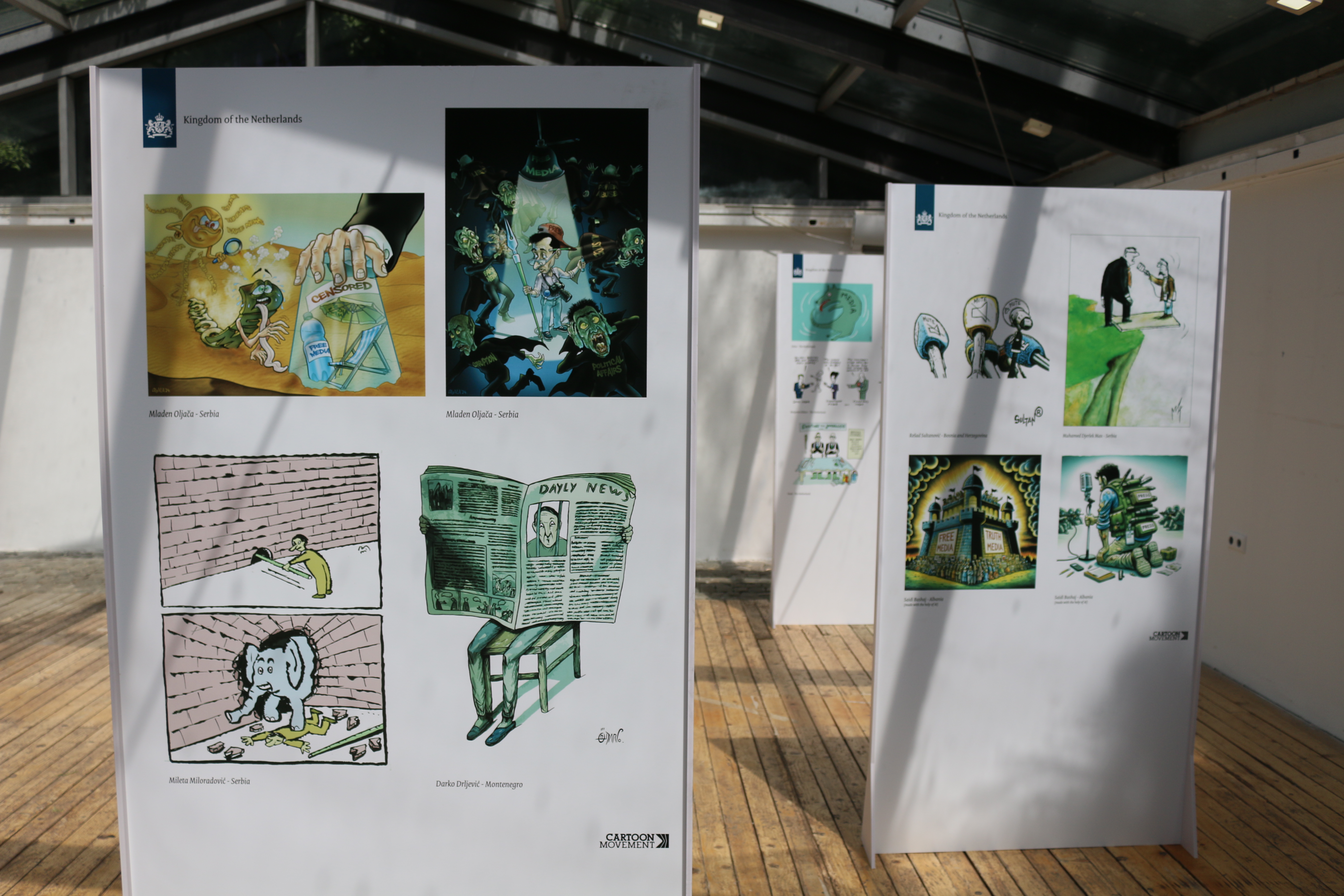 Kosovo: Otvorena prva regionalna izložba karikatura o slobodi medija