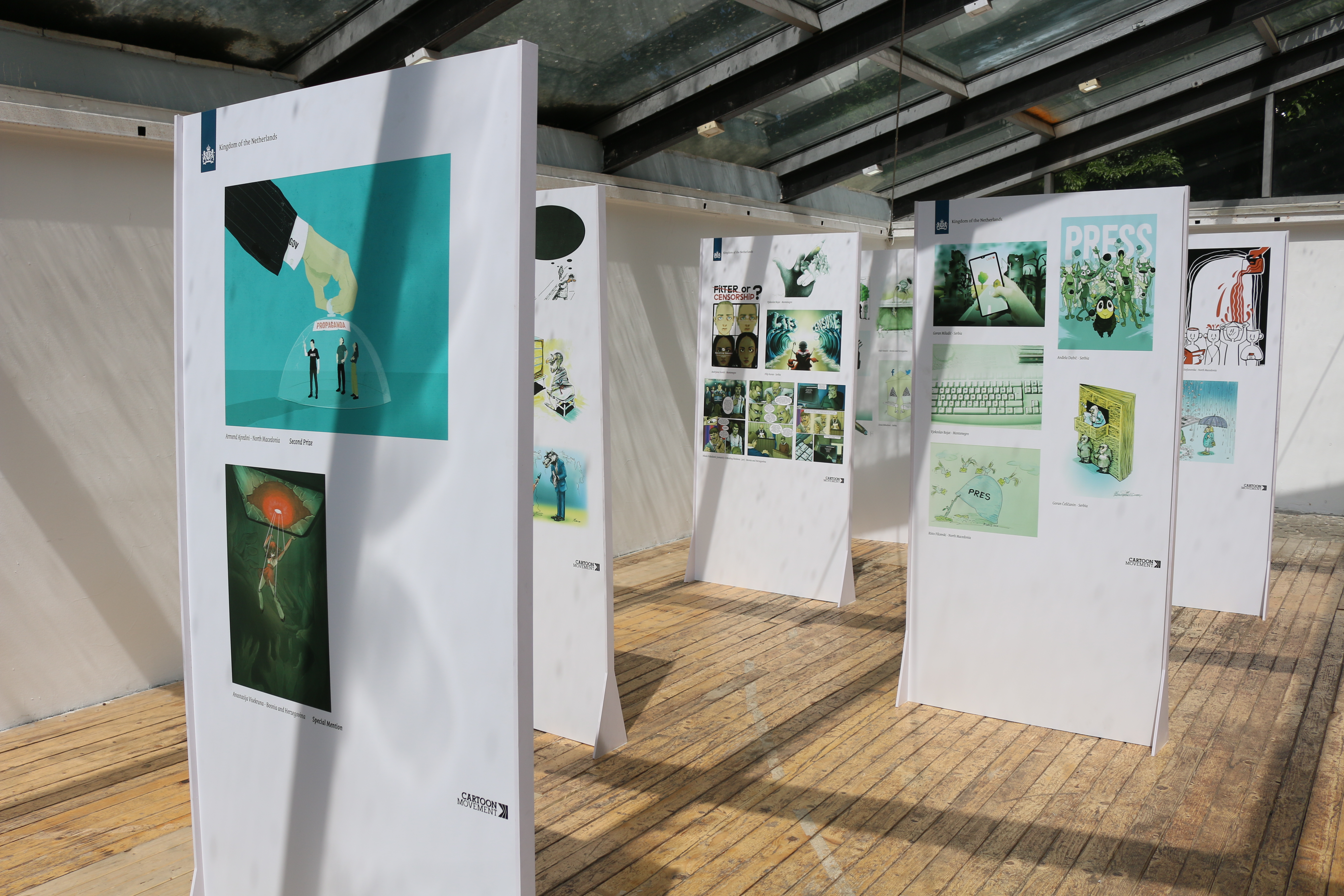 Kosovo: Otvorena prva regionalna izložba karikatura o slobodi medija