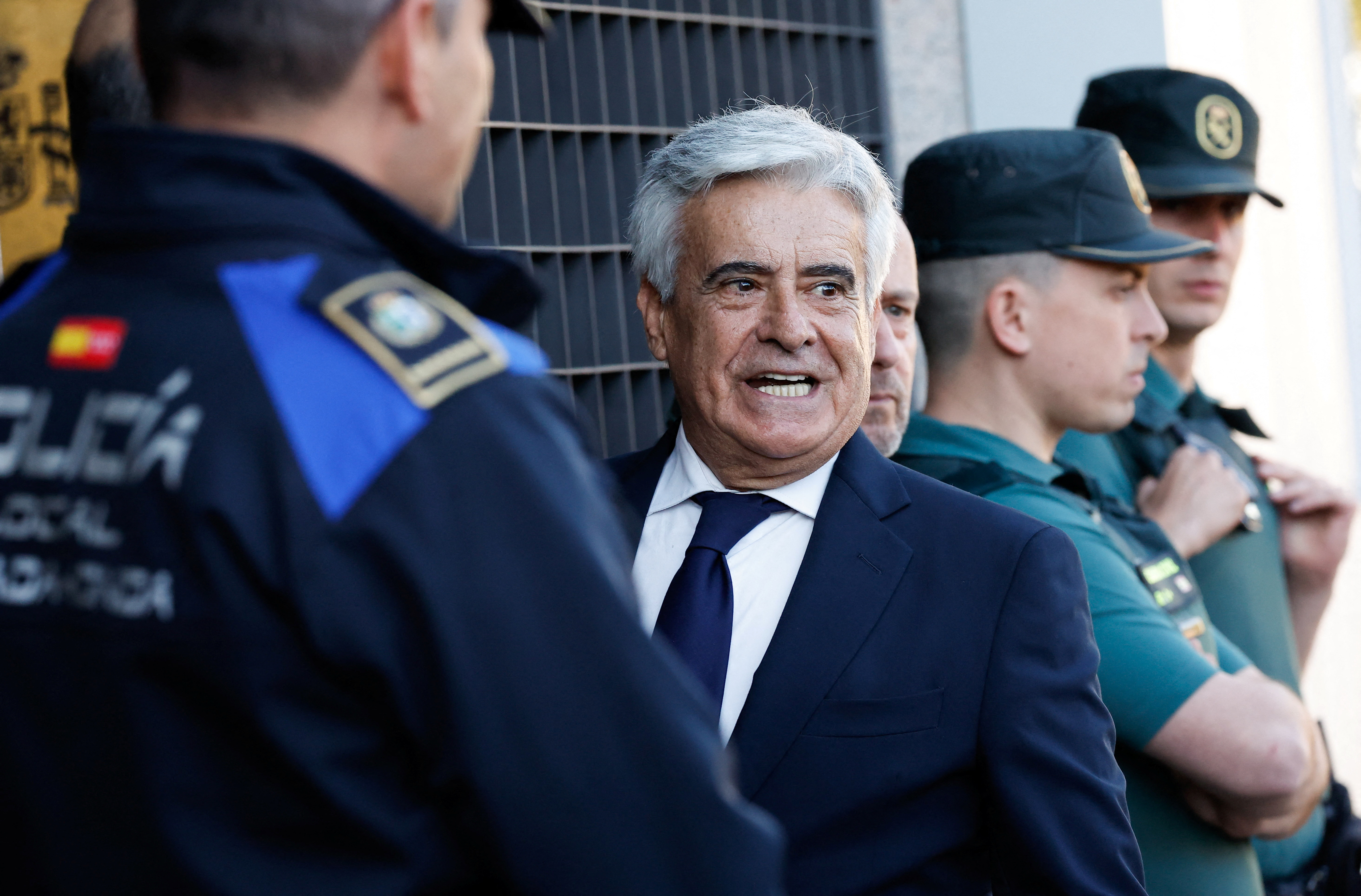 Spain's soccer chief Rocha to testify before a judge as witness in corruption probe, in Majadahonda