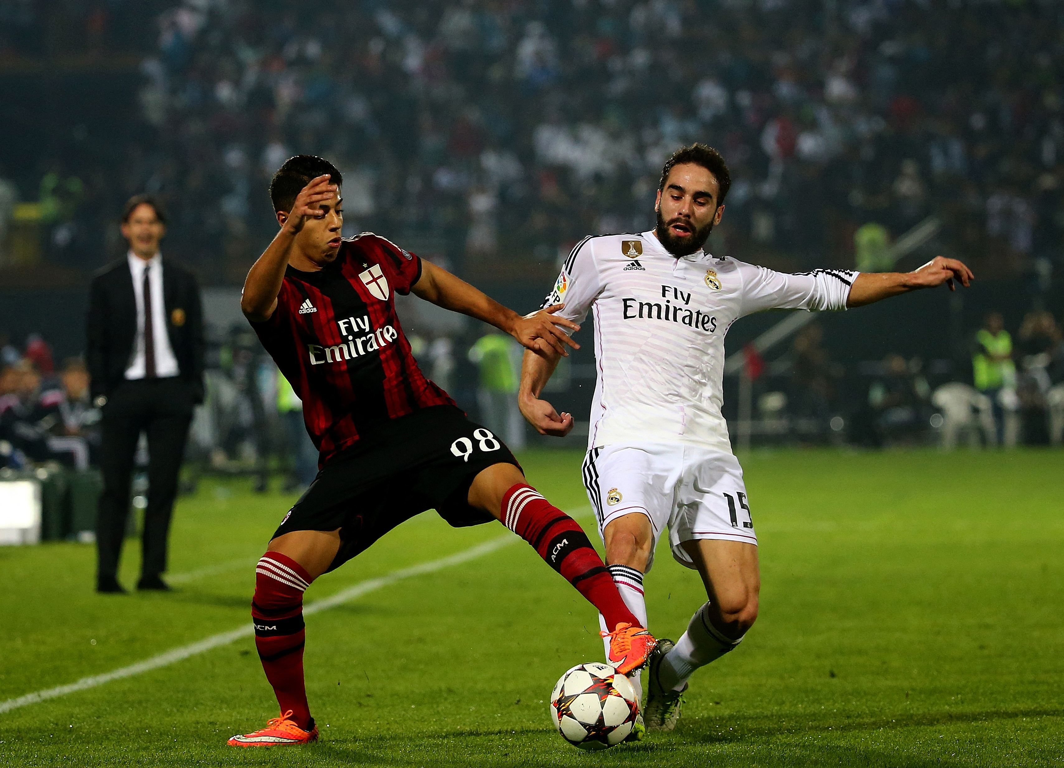 FBL-UAE-FRIENDLY-REAL MADRID-AC MILAN