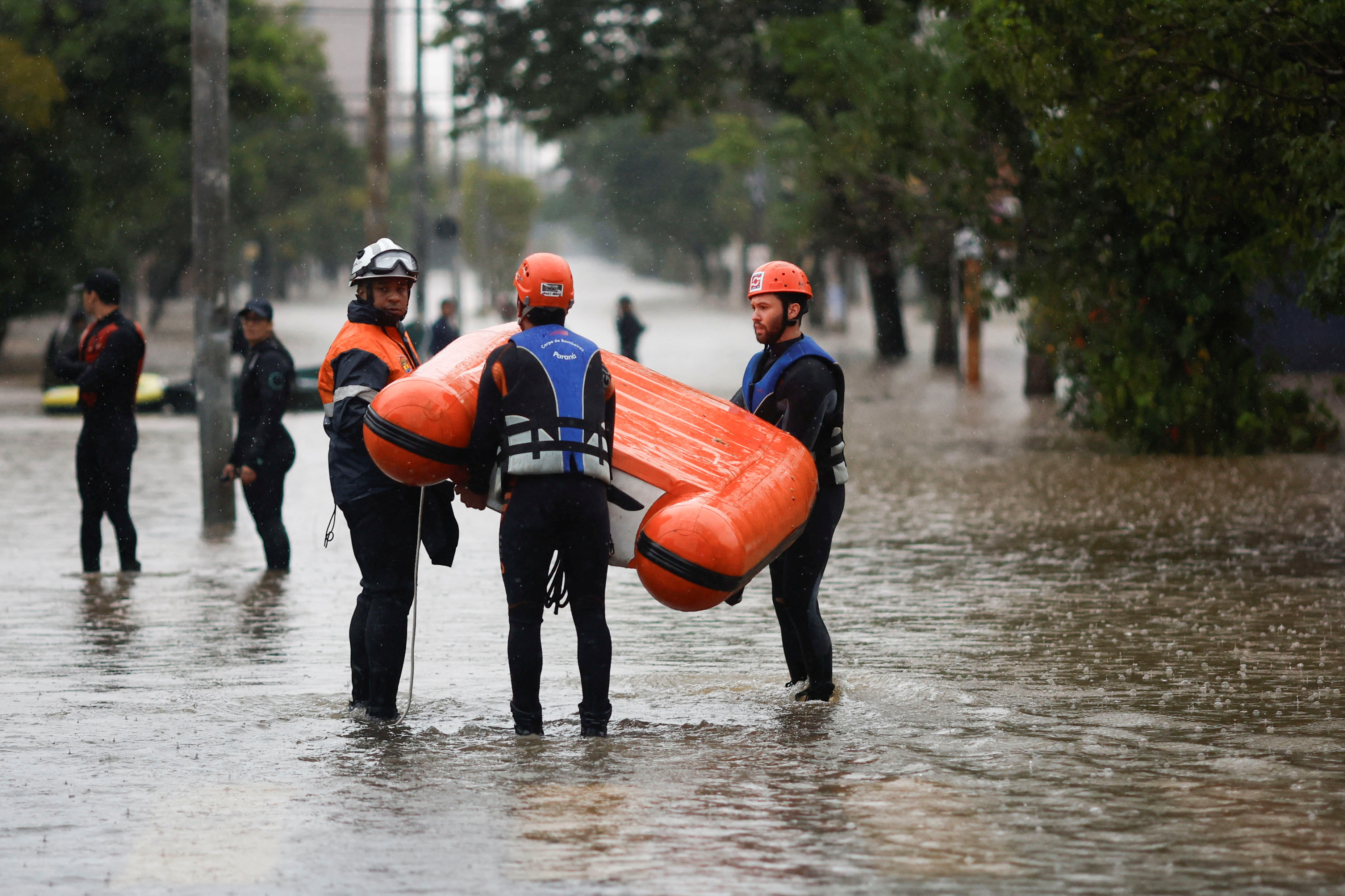 Flooding due to heavy rains in Rio Grande do Sul