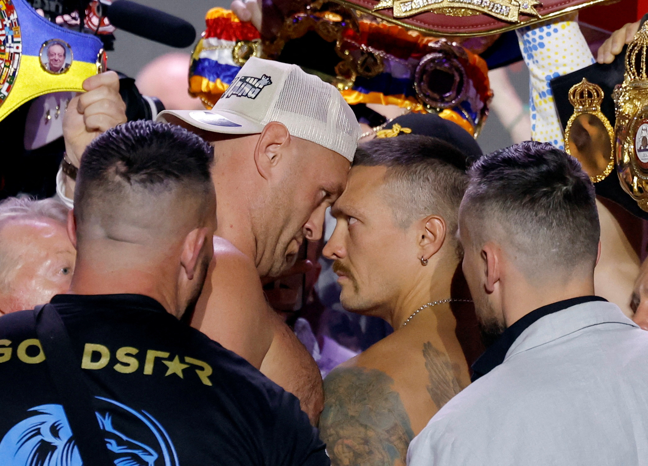 Tyson Fury v Oleksandr Usyk - Weigh-in