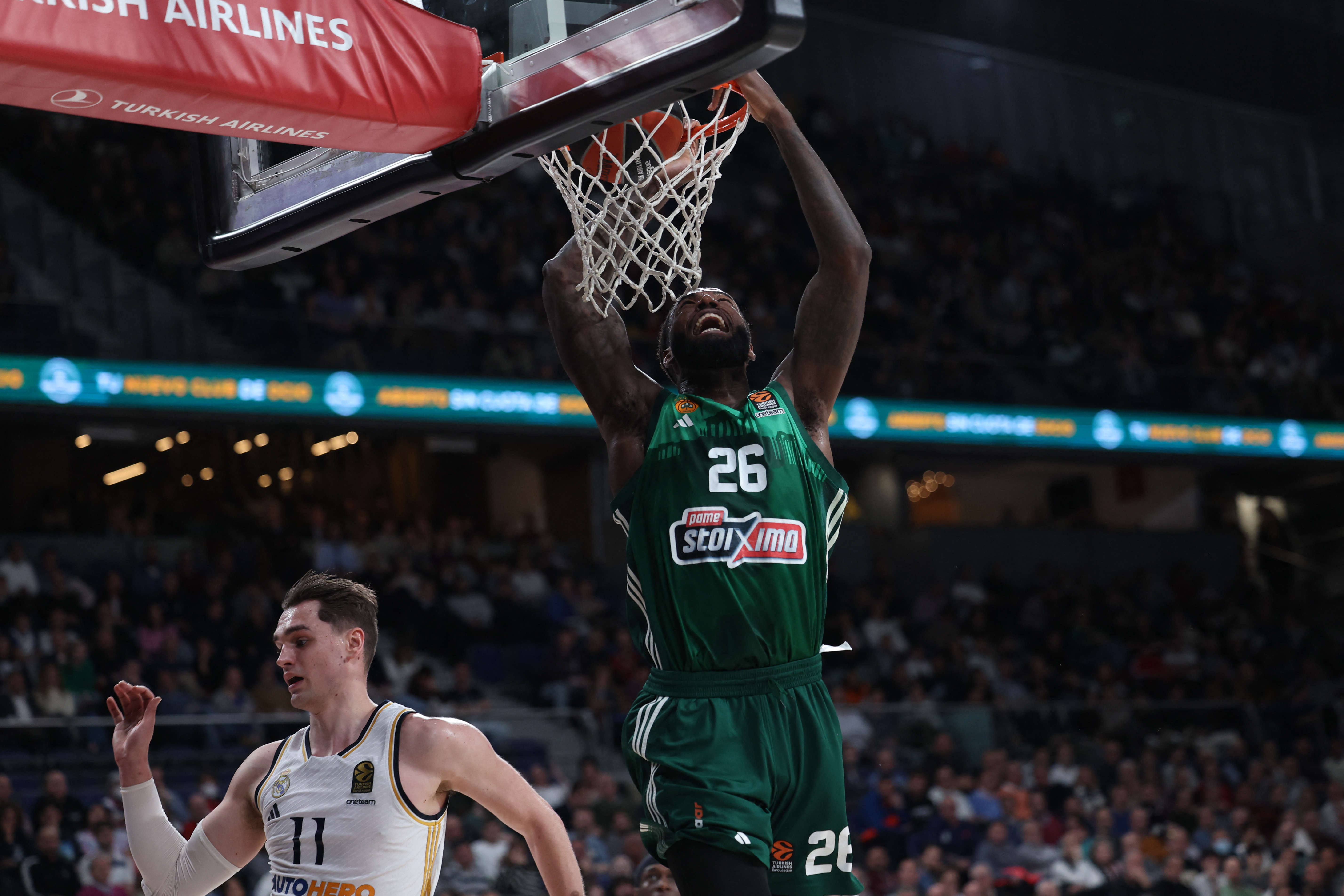 BASKETBALL-EURL-REAL MADRID-PANATHINAIKOS