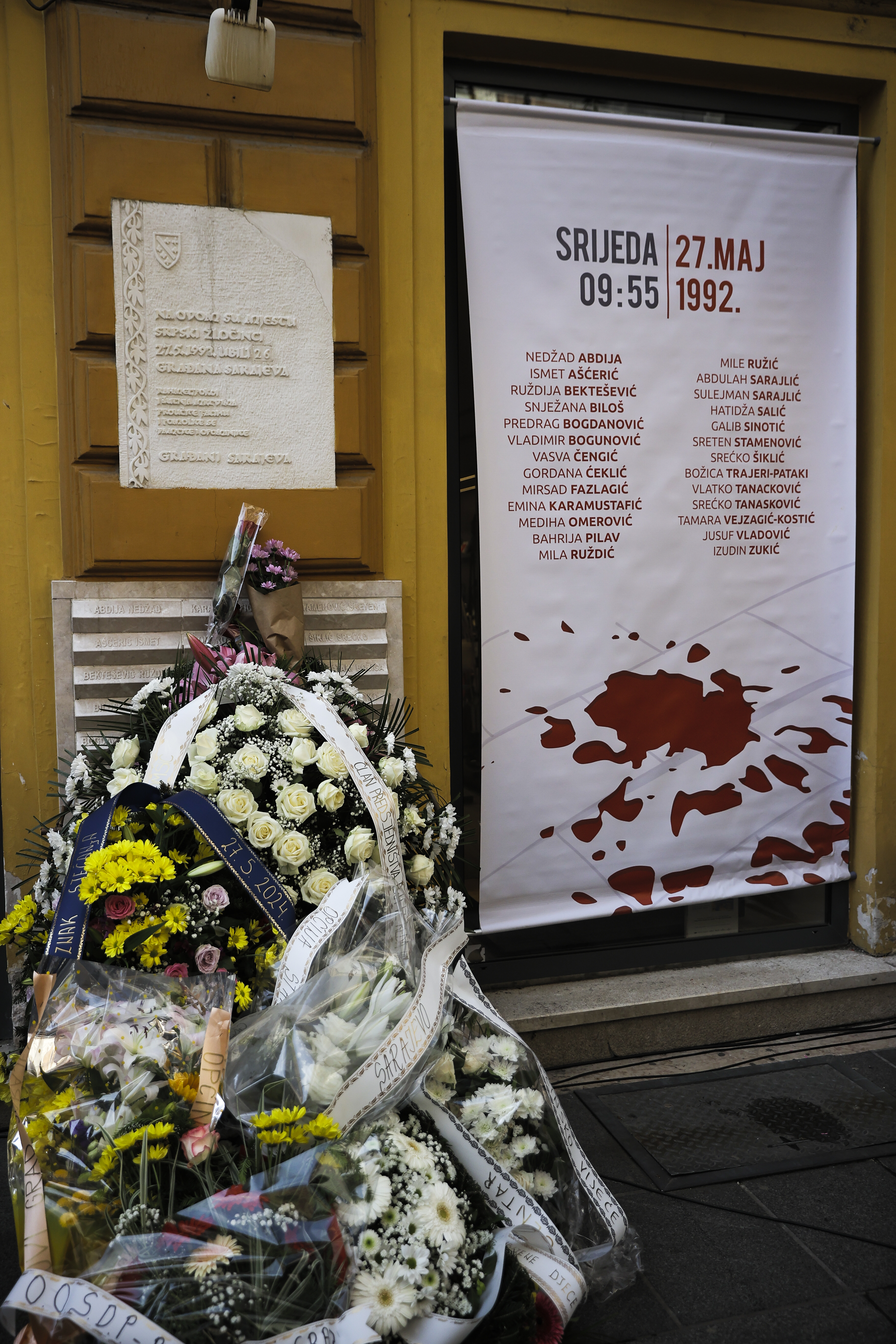 Obilježena 32. godišnjica masakra u sarajevskoj Ferhadiji: Ubijeni dok su čekali u redu za hljeb