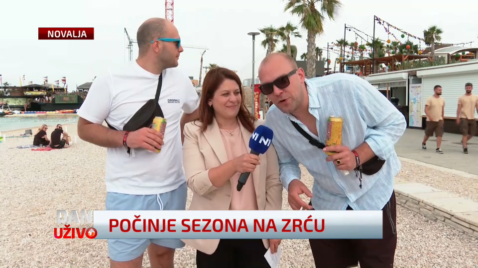 zrce turisti u programu uzivo