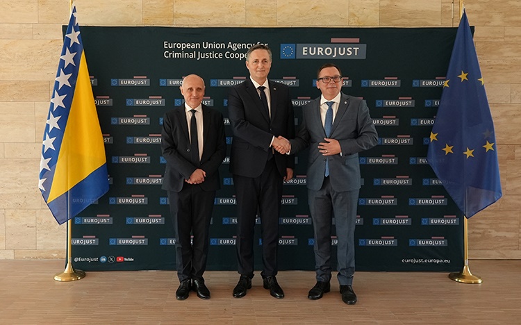 Visit Chairman Presidency BiH Eurojust June 2024