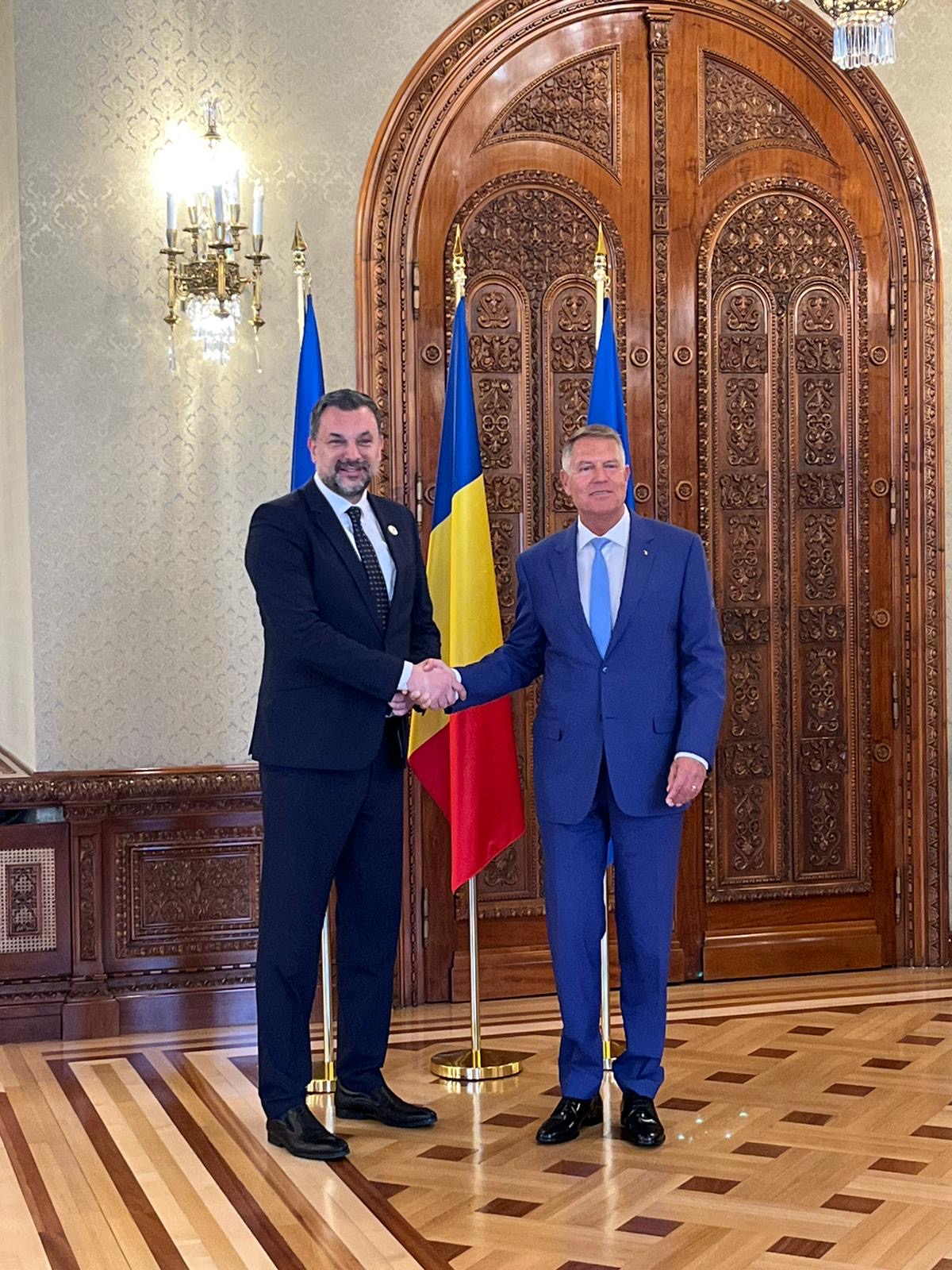 elmedin konakovic  i klaus Iohannis