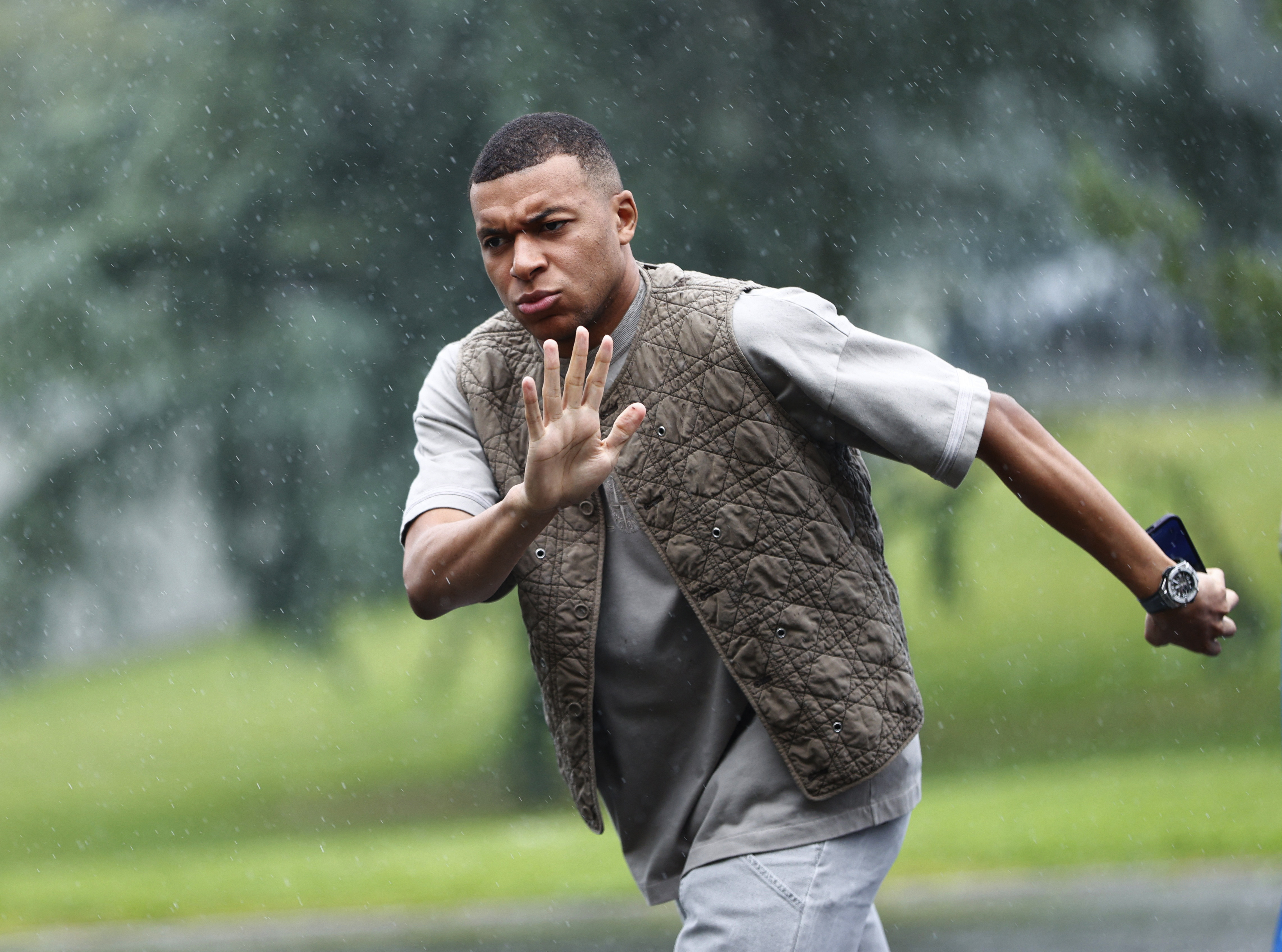 Euro 2024 - France squad arrives at training camp for Euro 2024