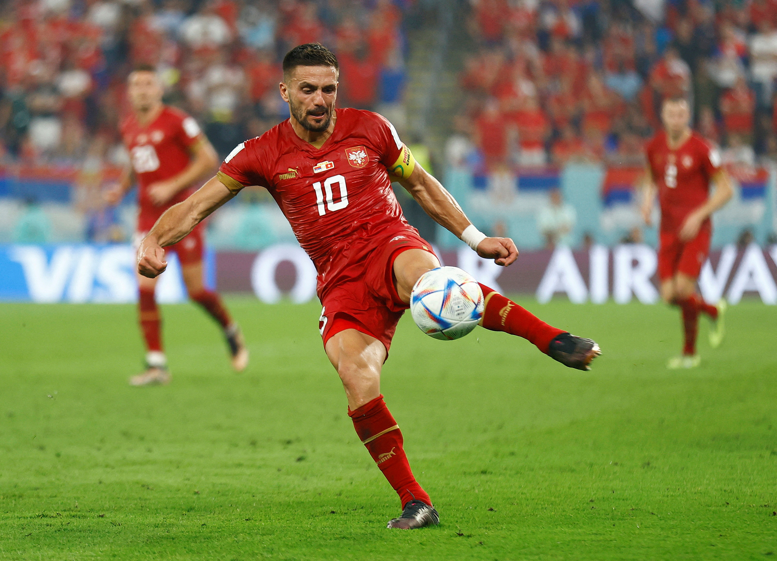 FILE PHOTO: FIFA World Cup Qatar 2022 - Group G - Serbia v Switzerland