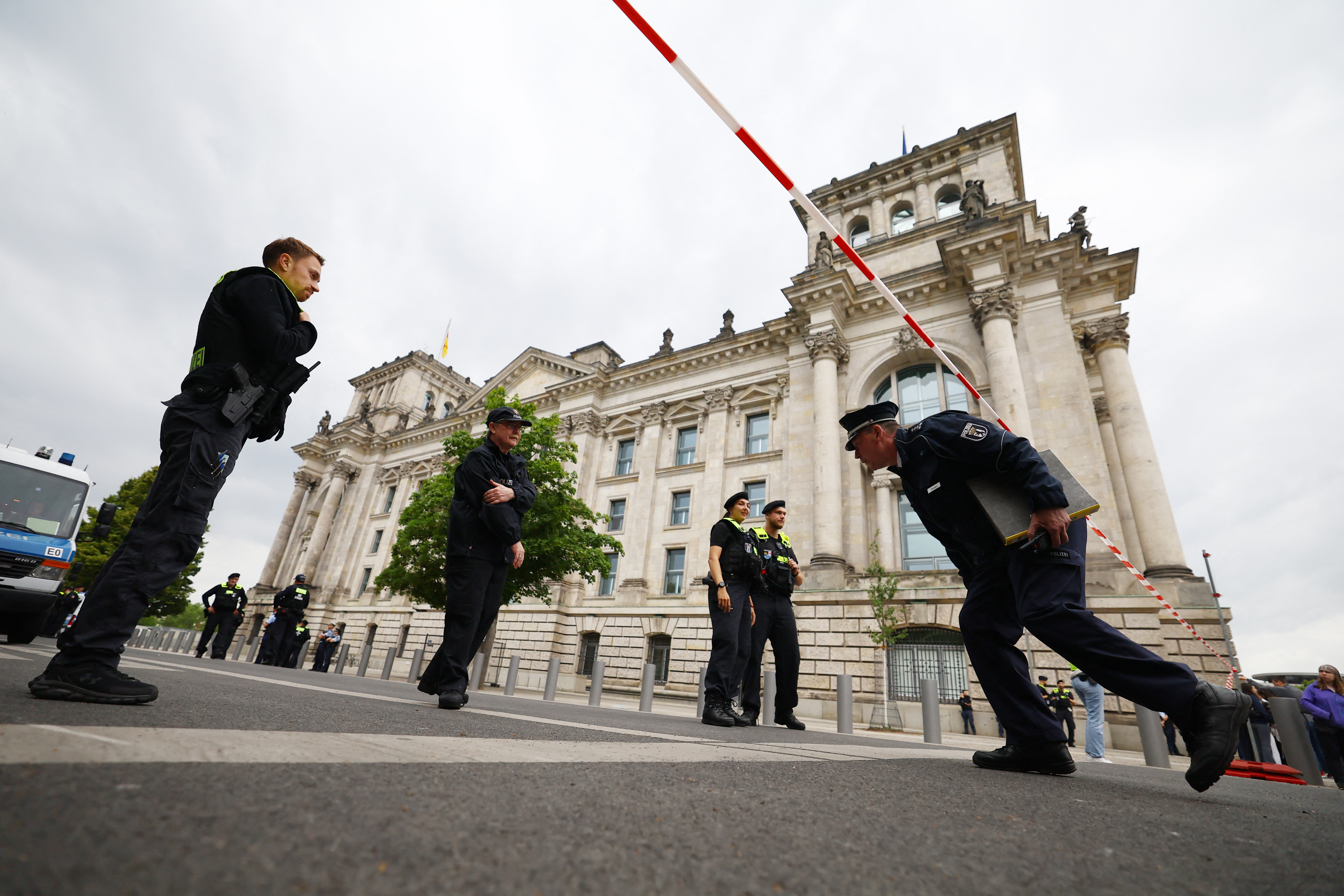 Euro 2024 - Fans in Berlin gather at a fan zone to watch Germany v Scotland