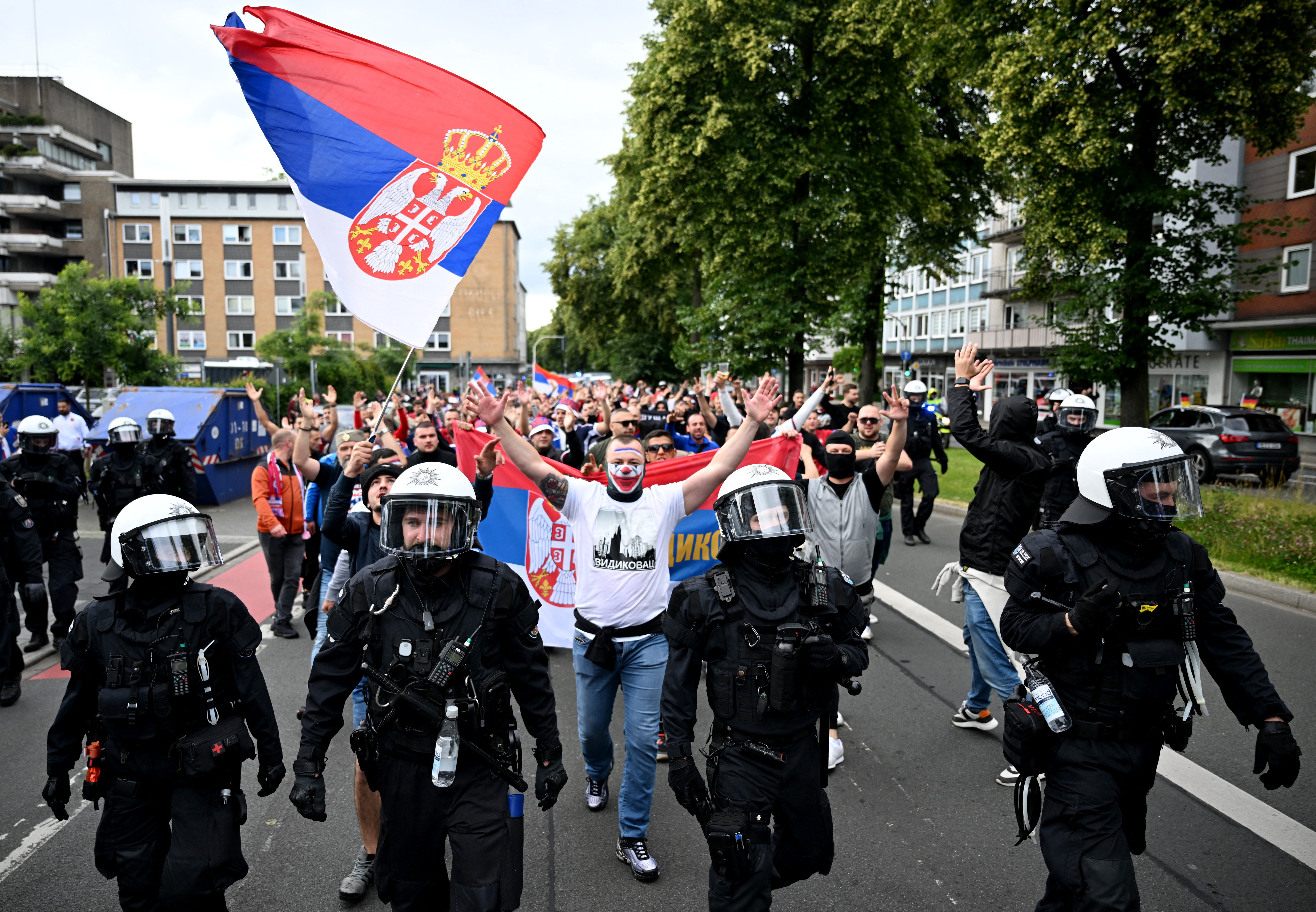 Euro 2024 - Fans gather before Serbia v England