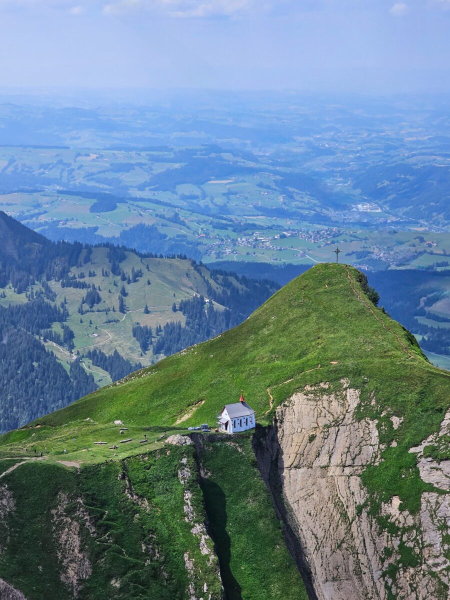 Church,On,Top,Of,Mount,Pilatus.,Klimsenkapelle,-,The,Chapel