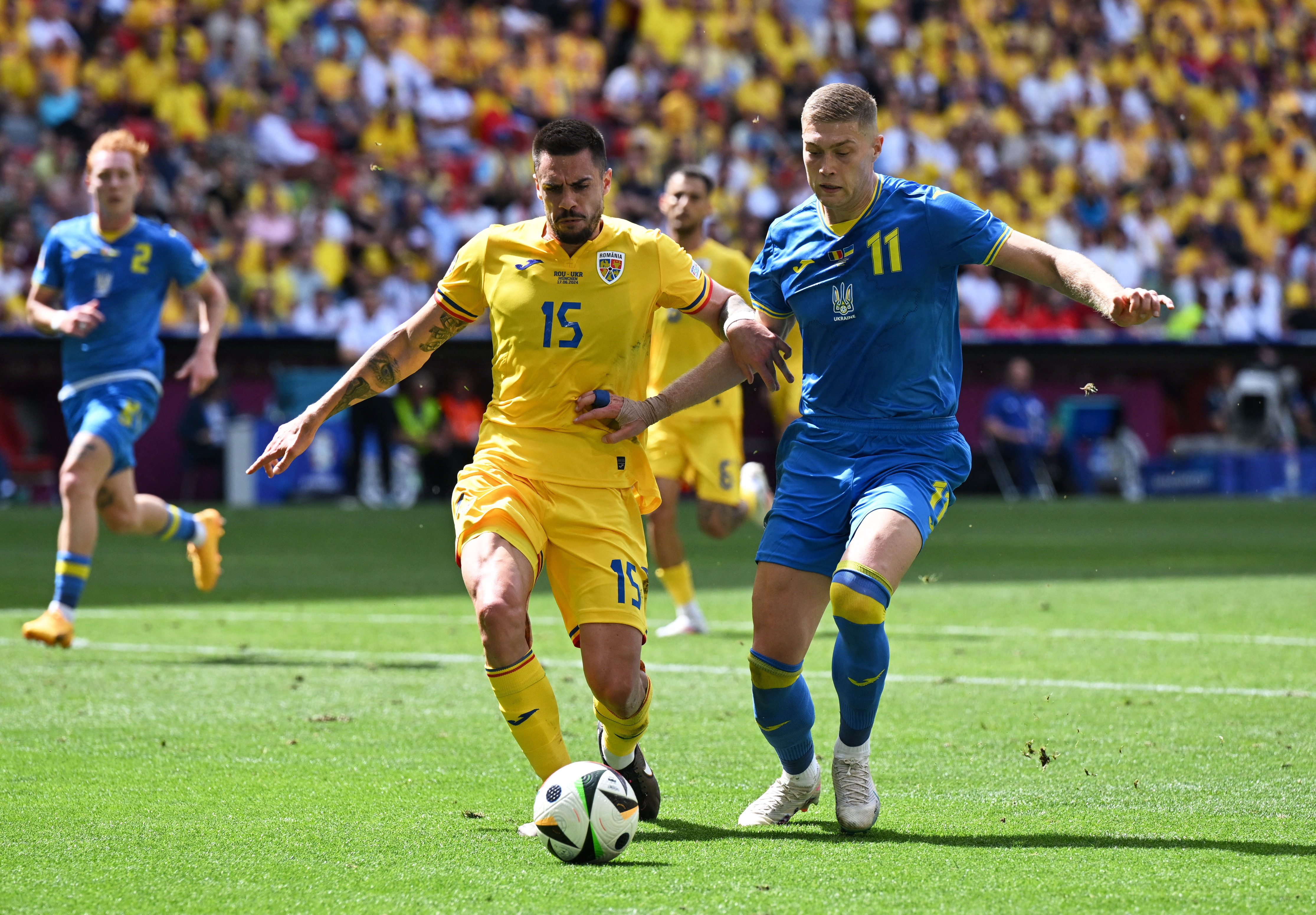 Euro 2024 - Romania v Ukraine