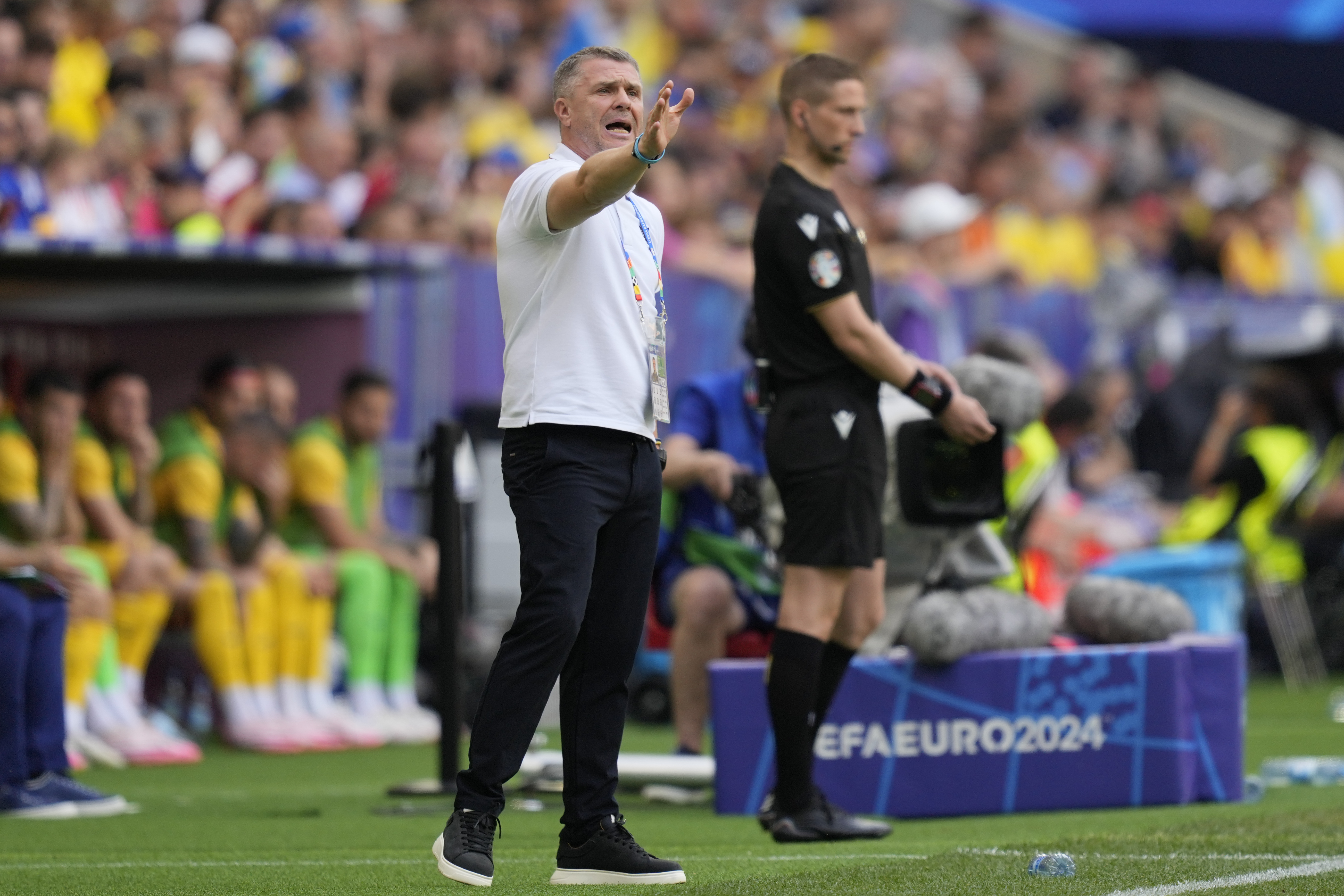 Euro 2024 Soccer Romania Ukraine