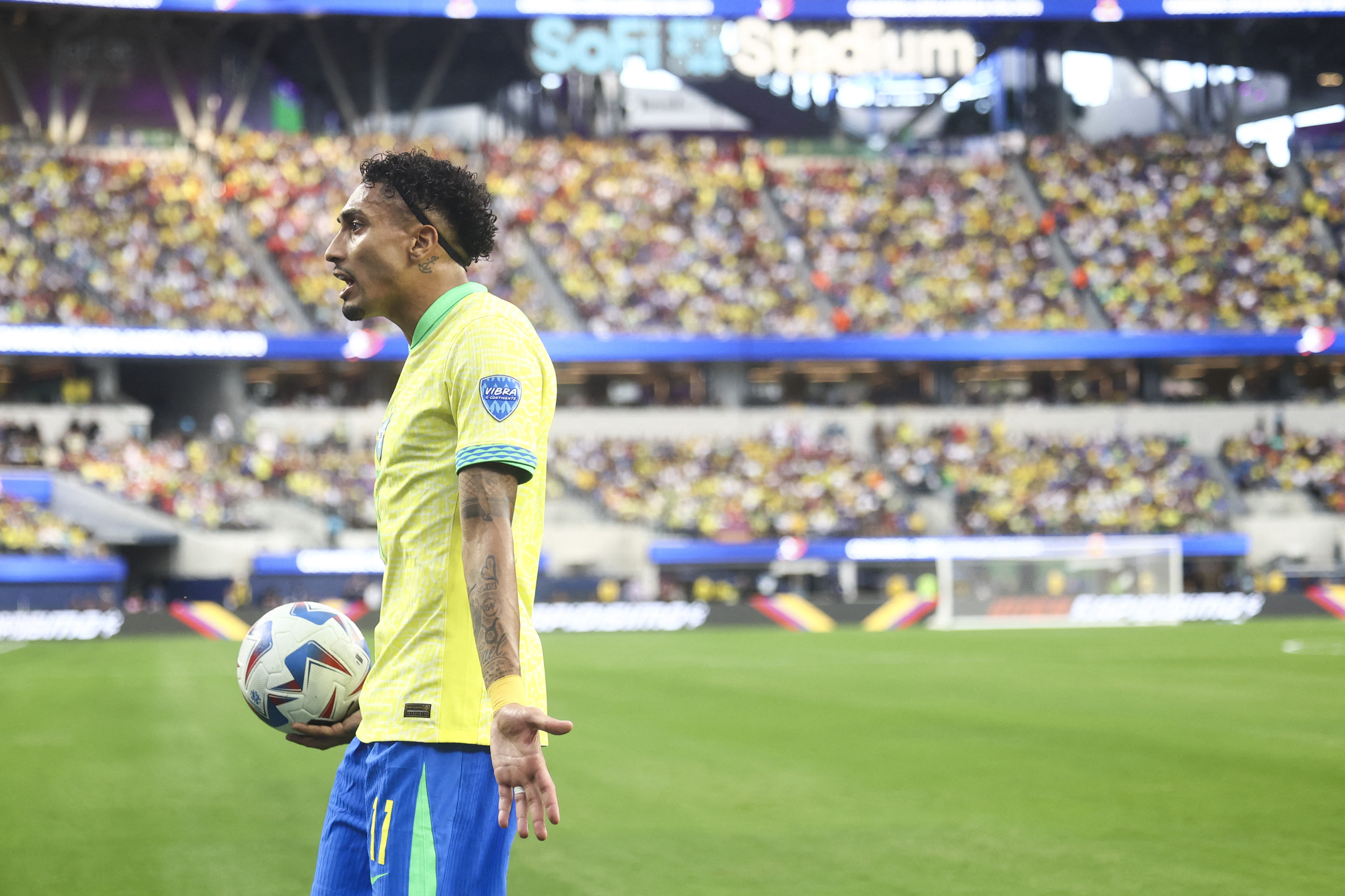 Soccer: Copa America-Brazil vs Costa Rica