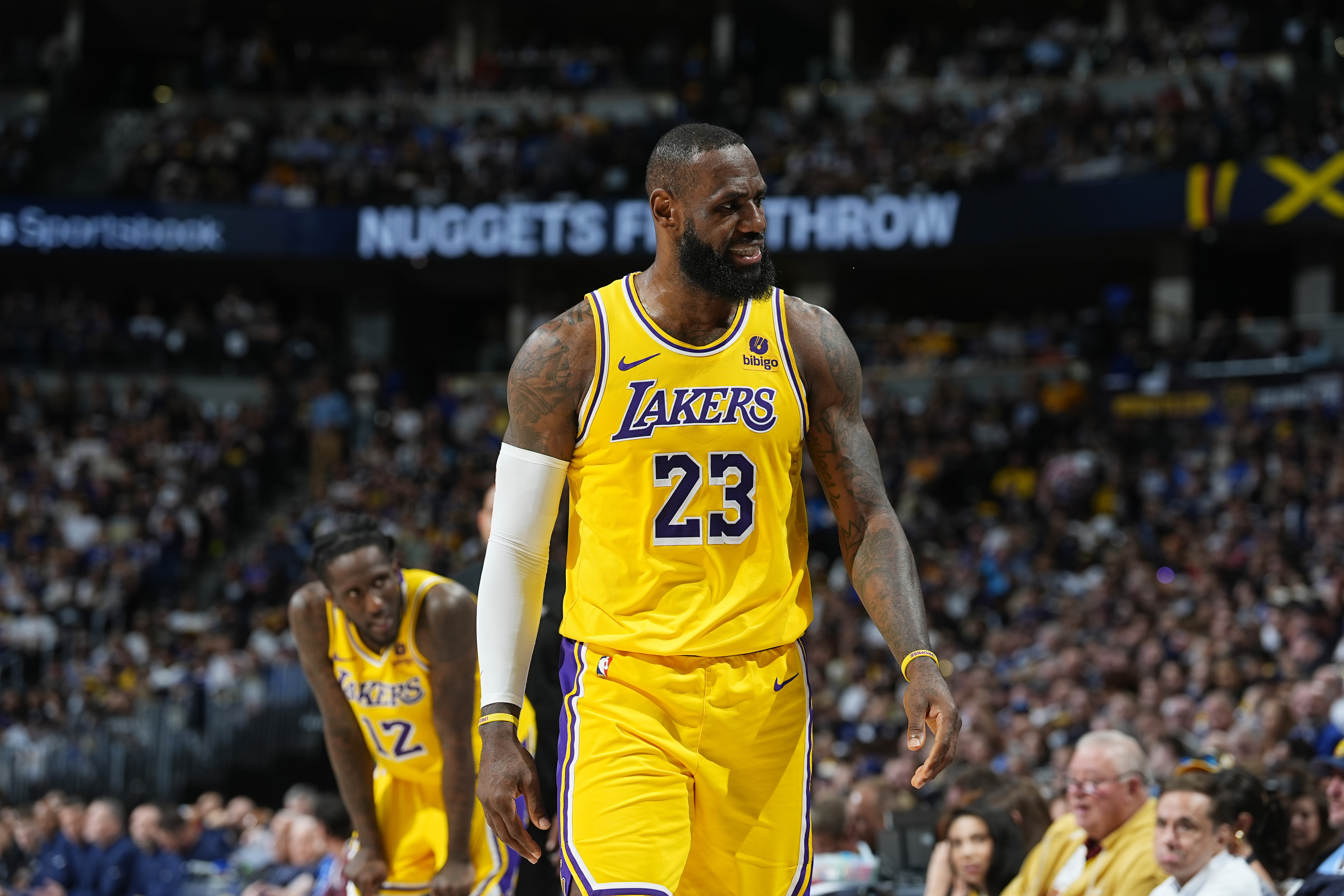 Lakers Nuggets Basketball