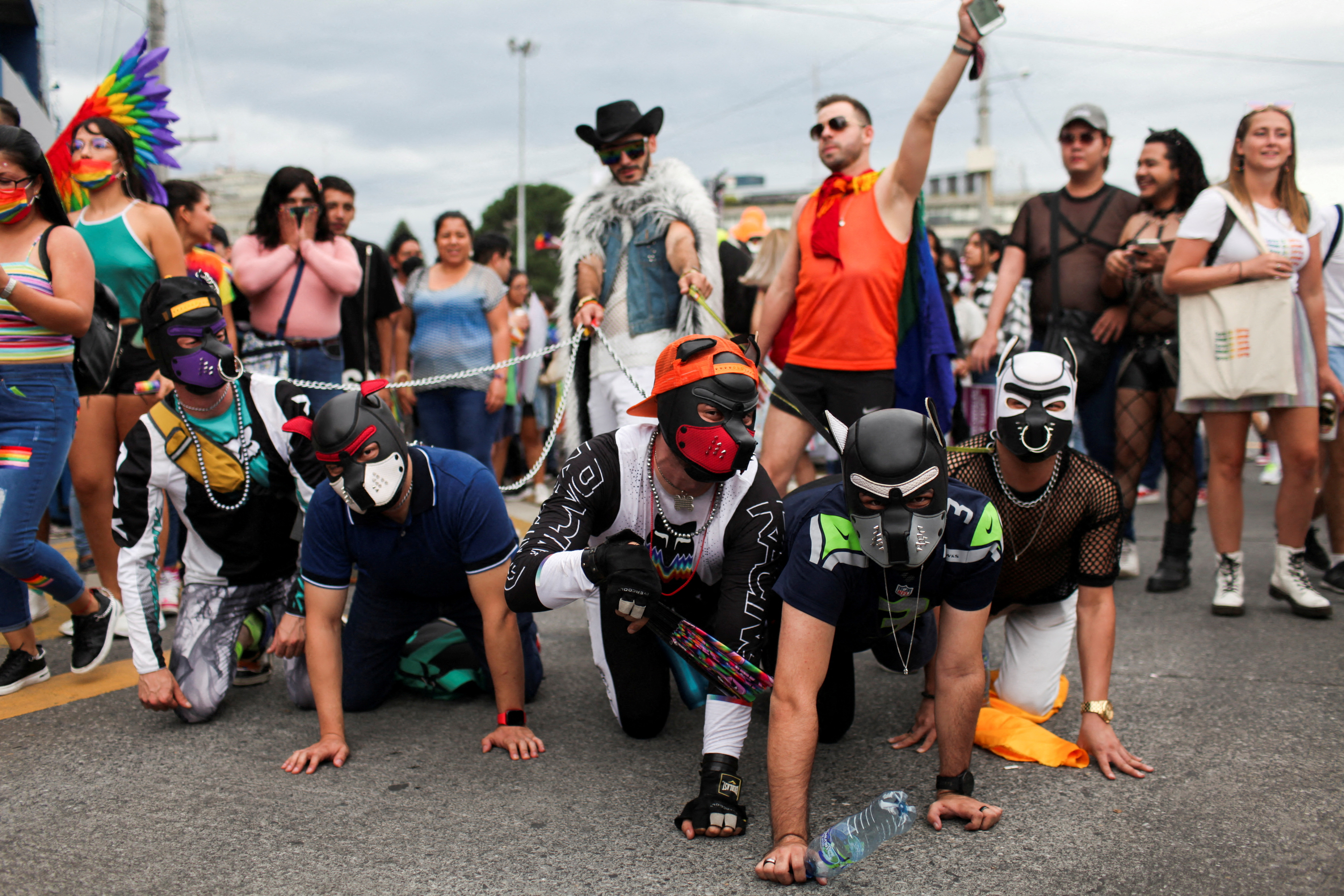 FILE PHOTO: Participants attend the LGBTQ+ Pride Parade in Guatemala City