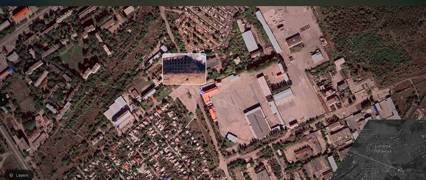 Ukraine hits Russian miltiary base in Luhansk